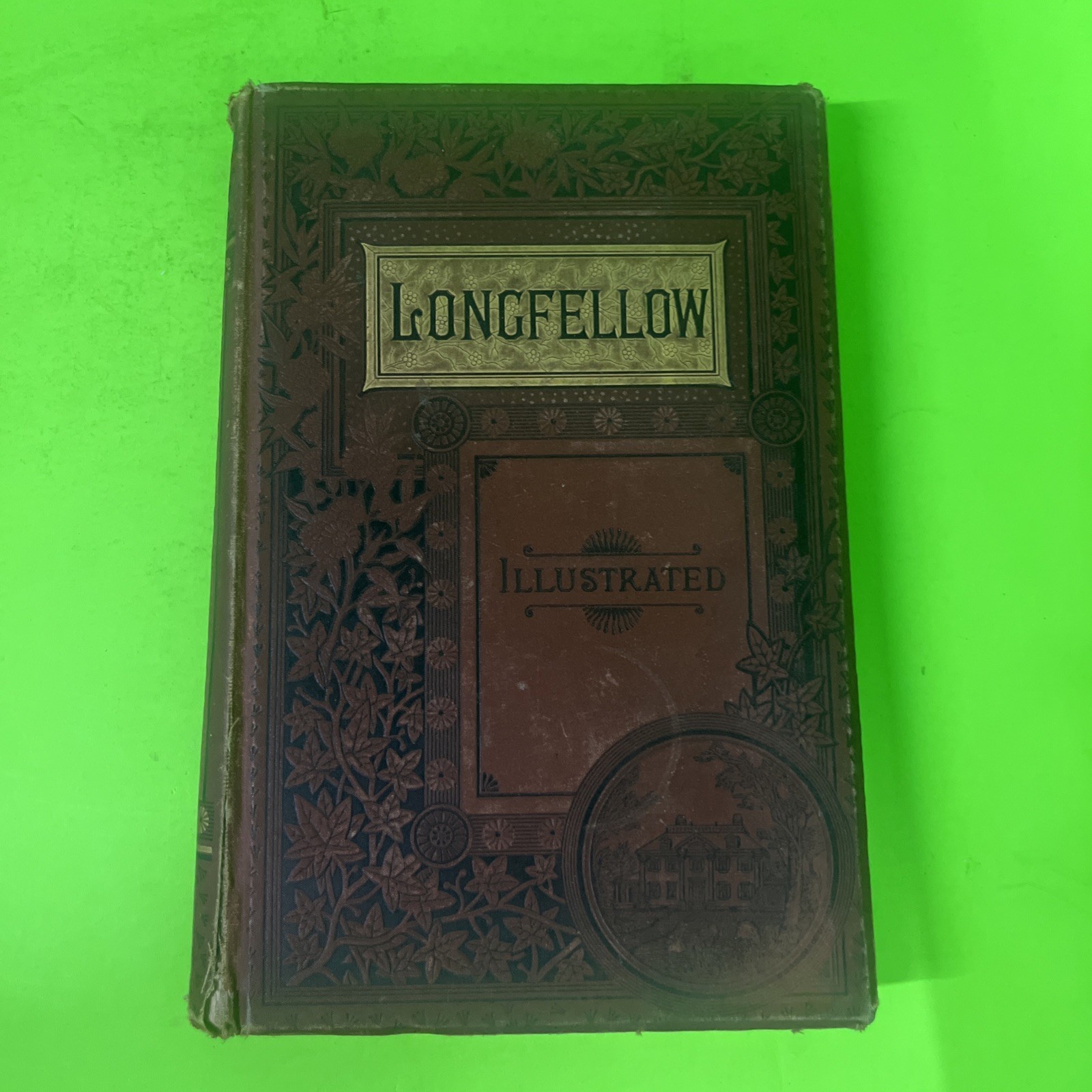 The Poetical Works of Henry Wadsworth Longfellow Book 1884 ILLUSTRATED Antique The Poetical Works of Henry Wadsworth Longfellow Book 1884 ILLUSTRATED Antique