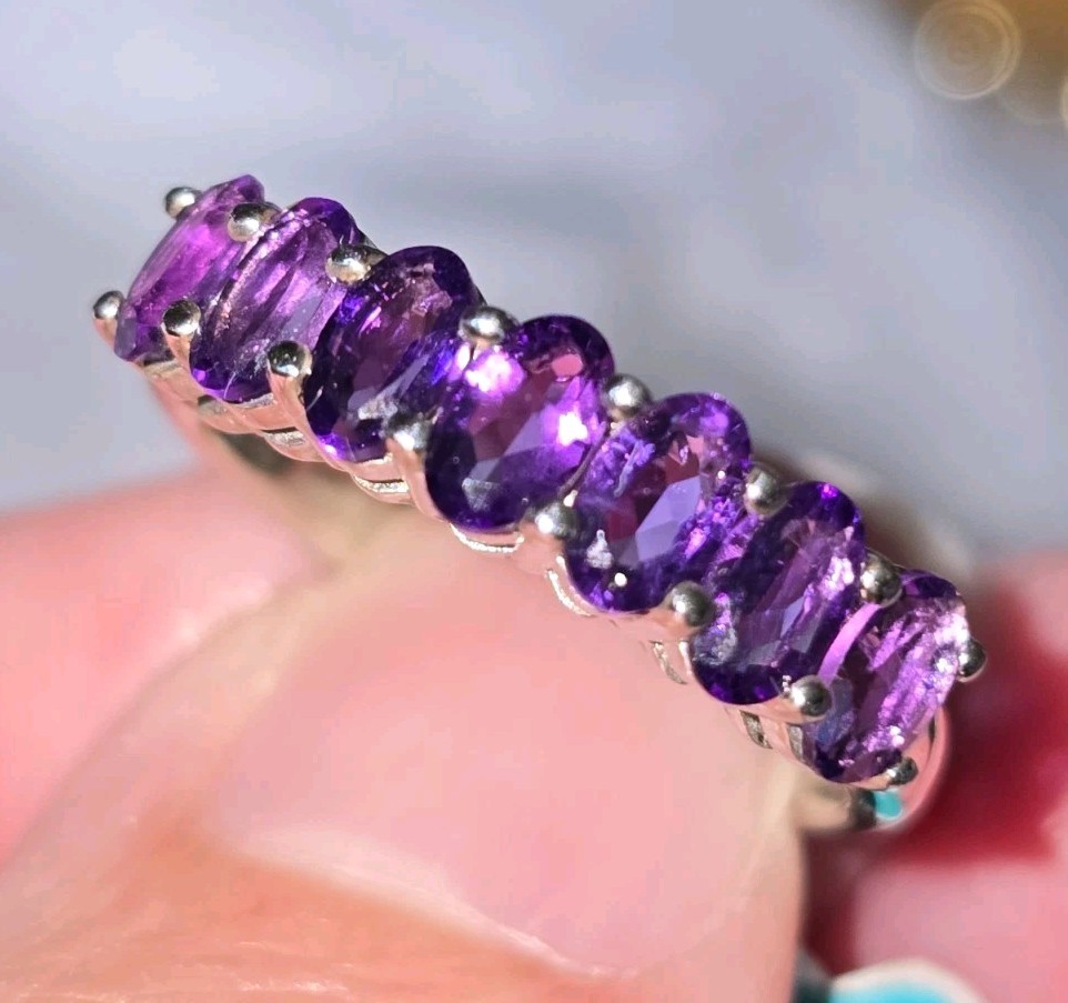 NWT Effy Amethyst & Sterling Silver Ring/ Size 7 NWT Effy Amethyst & Sterling Silver Ring/ Size 7