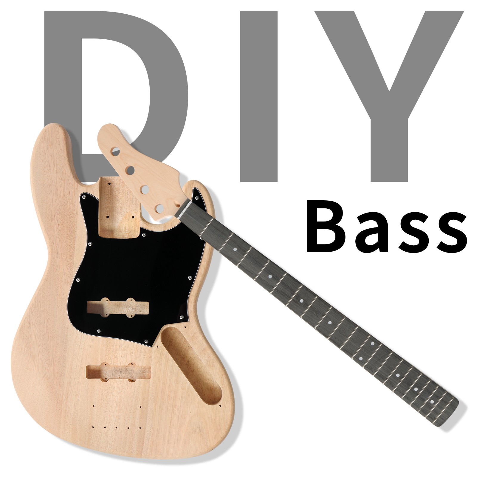 DIY 4 String Jazz Style Electric Bass Guitar Kits for Beginner DIY 4 String Jazz Style Electric Bass Guitar Kits for Beginner
