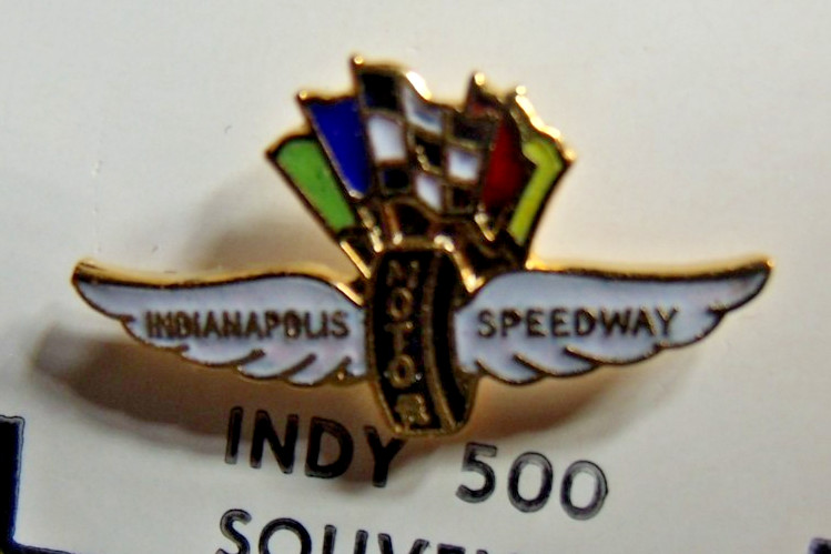 Vintage Indianapolis Motor Speedway, Indy 500, wings, Lapel Pin, Gold Vintage Indianapolis Motor Speedway, Indy 500, wings, Lapel Pin, Gold