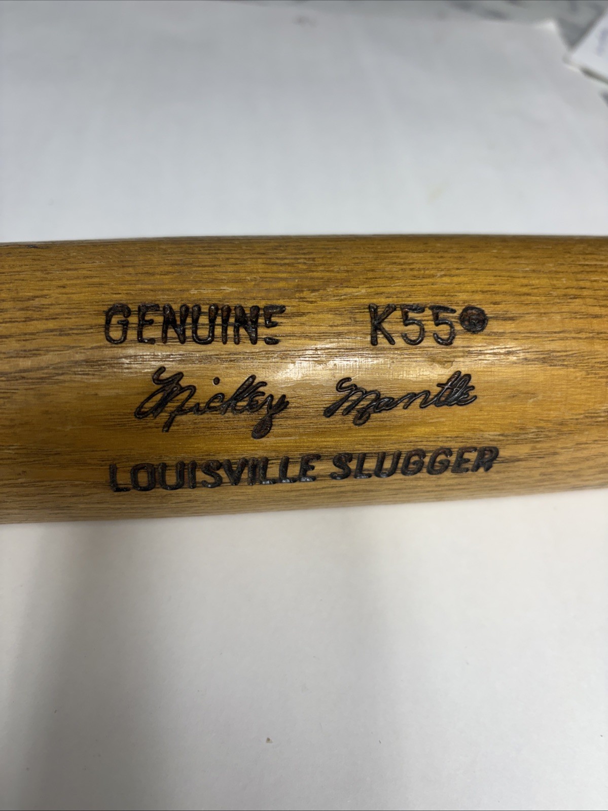 VINTAGE MICKEY MANTLE-LOUISVILLE SLUGGER ASH 35” BAT H&B- 125-1K55 Powerized VINTAGE MICKEY MANTLE-LOUISVILLE SLUGGER ASH 35” BAT H&B- 125-1K55 Powerized