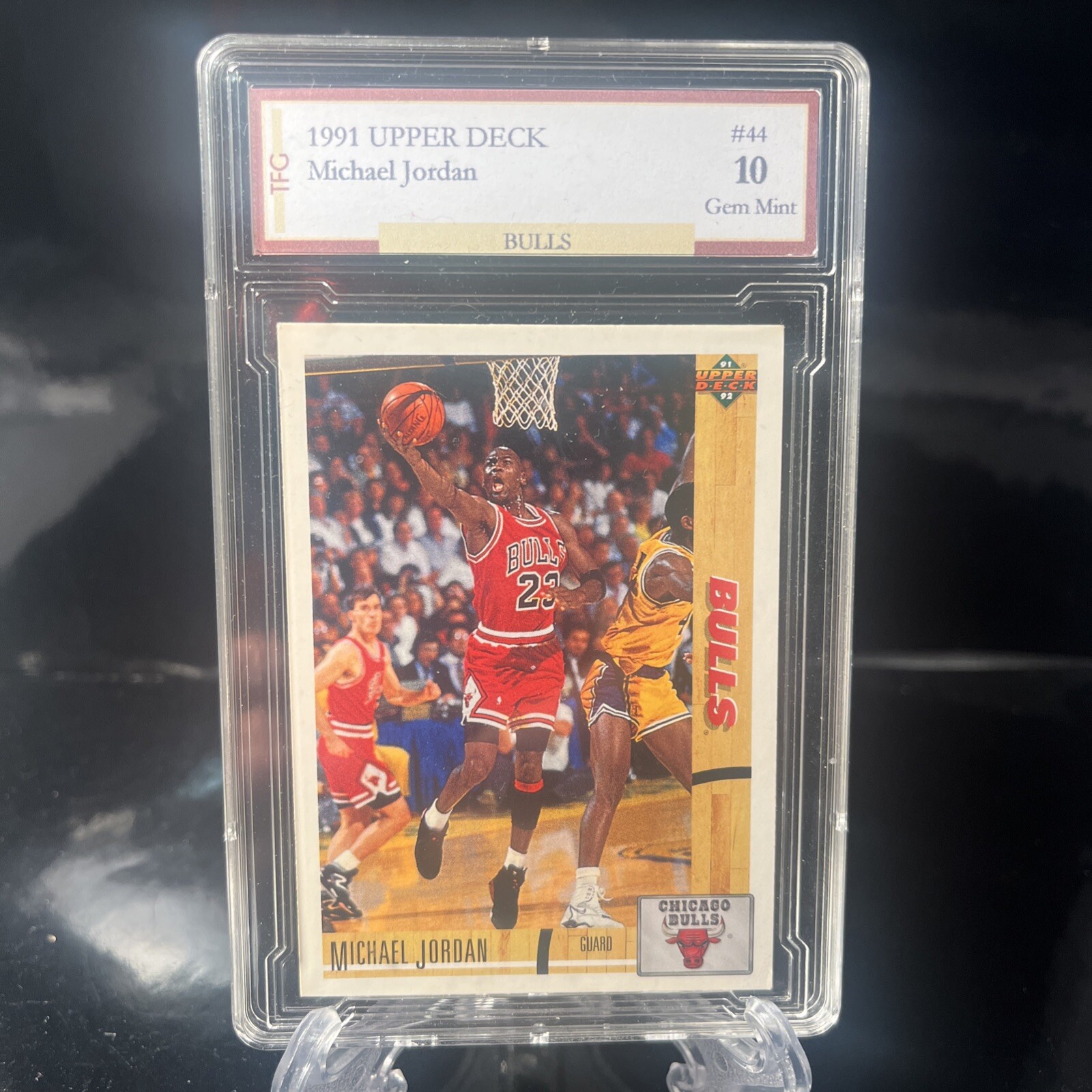 1991 Upper Deck Michael Jordan #44 GEM 10 1991 Upper Deck Michael Jordan #44 GEM 10