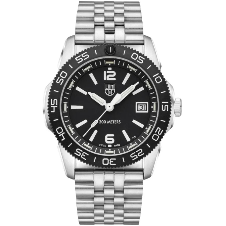New Luminox Pacific Diver Ripple 39mm Black Dial Men's Watch XS.3122M.1