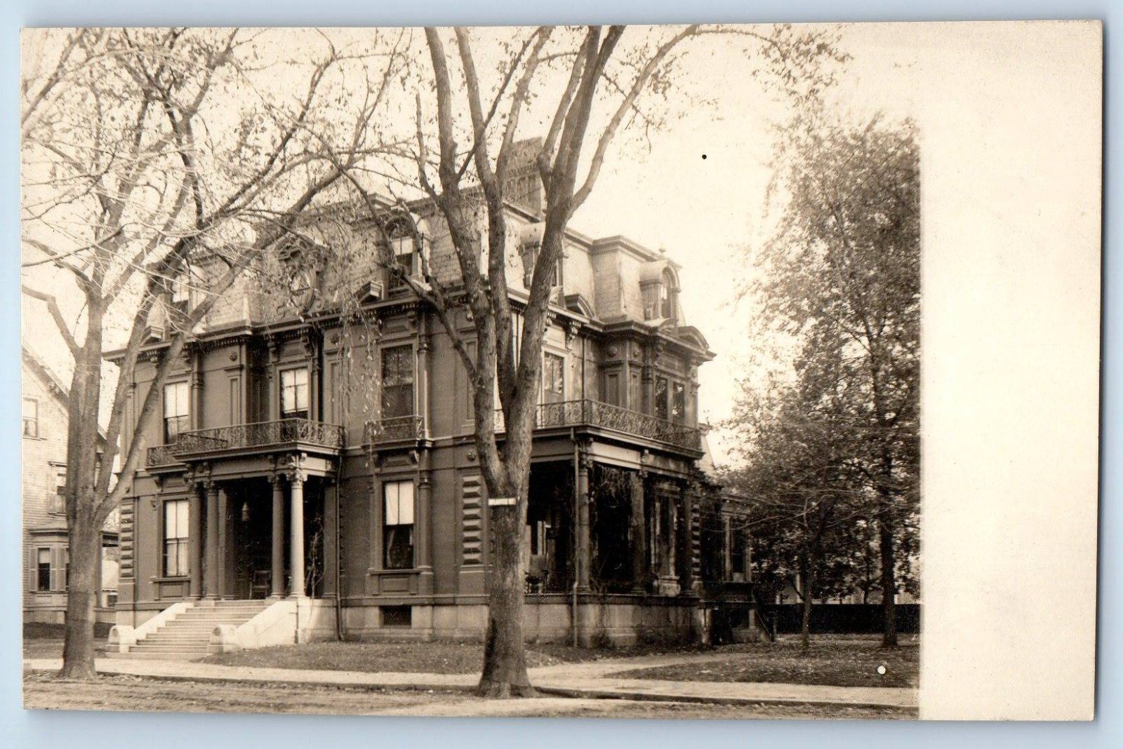 c1910's House Mansion Scene Street Lynn Massachusetts MA RPPC Photo Postcard c1910's House Mansion Scene Street Lynn Massachusetts MA RPPC Photo Postcard