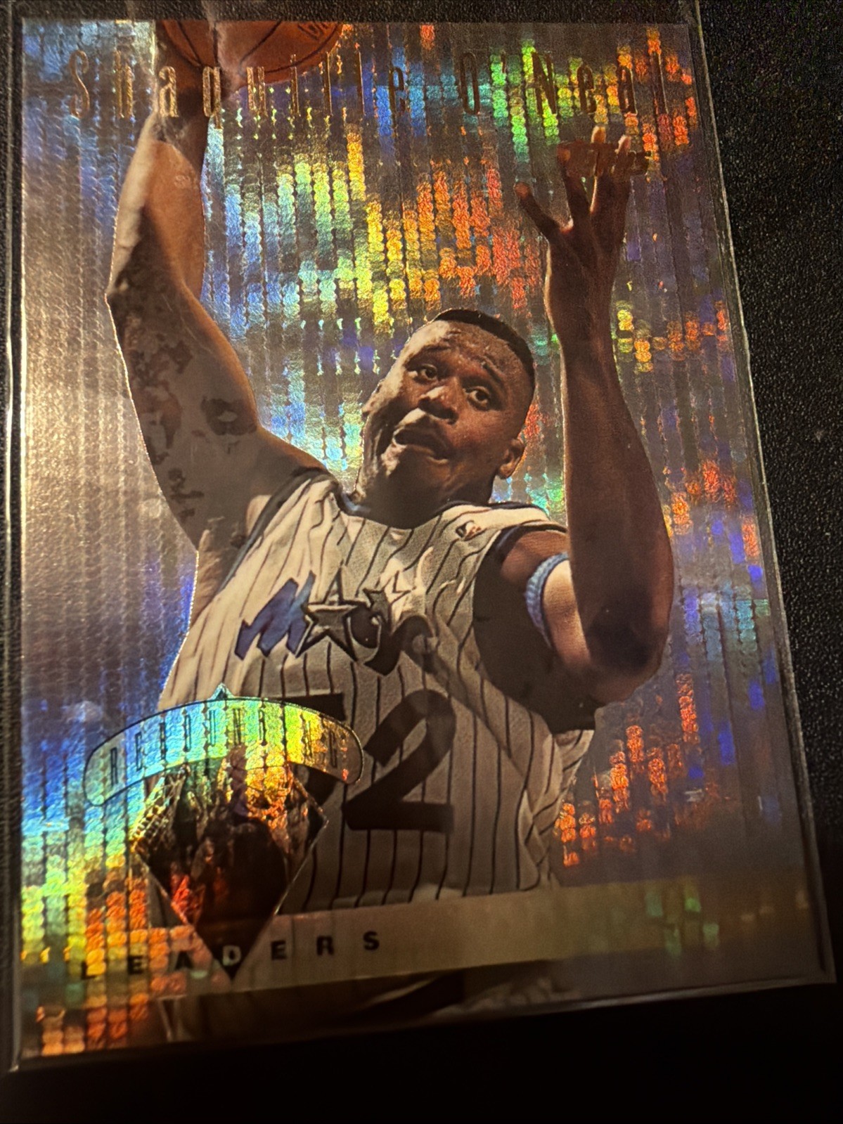 1995-96 Topps - Power Boosters Shaquille O\'Neal #13 Reflective Orlando Magic HOF 1995-96 Topps - Power Boosters Shaquille O\'Neal #13 Reflective Orlando Magic HOF