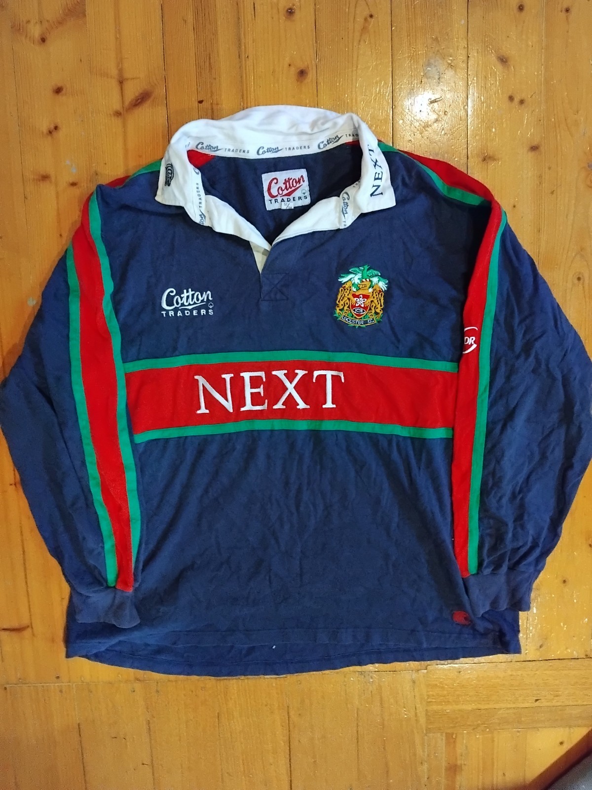 1997 Leicester Tigers Rugby Jersey 2XL 1997 Leicester Tigers Rugby Jersey 2XL