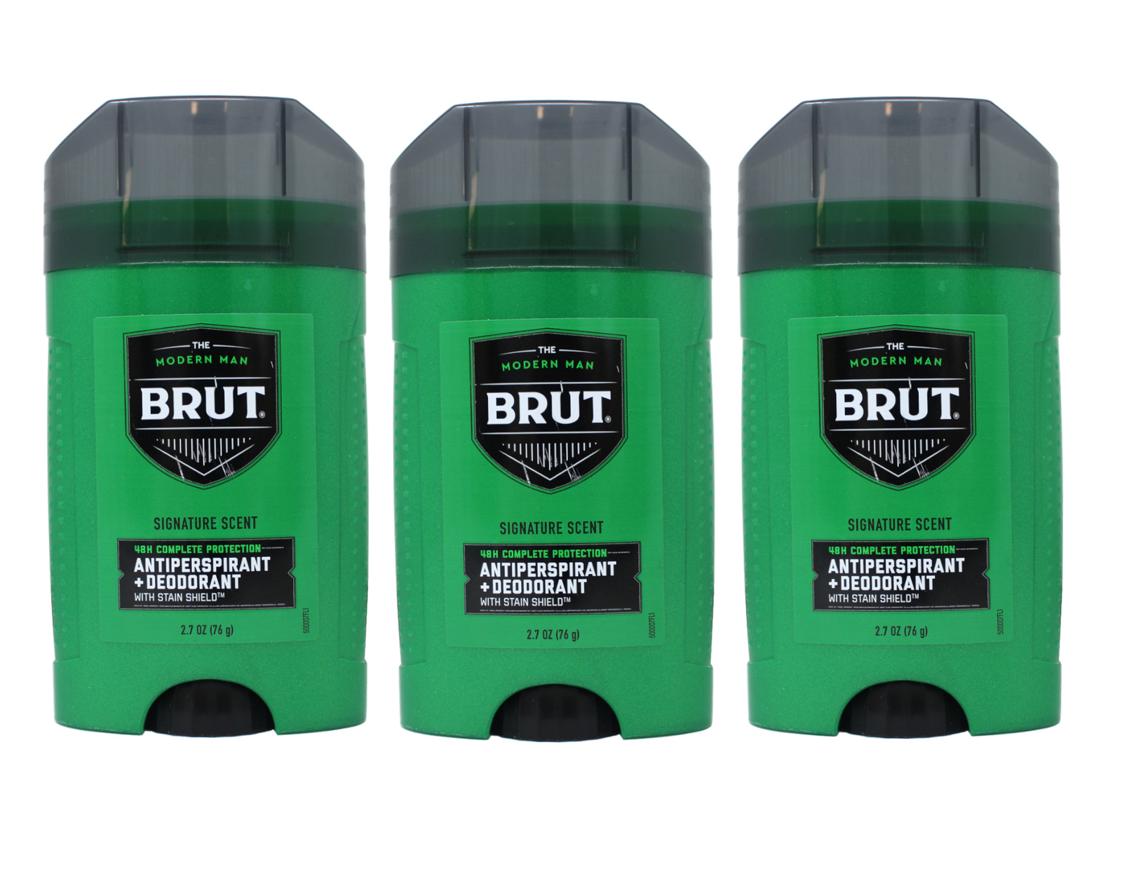 BRUT Modern Man Antiperspirant Deodorant, Signature Scent, 2.7 oz Pack of 3