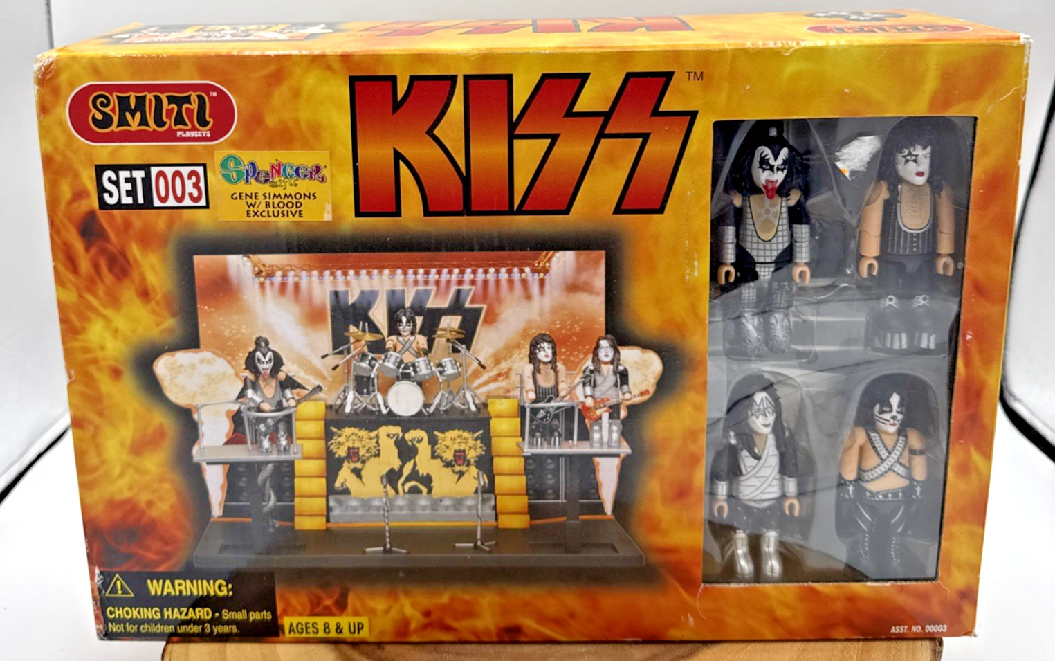 Vintage Smiti KISS Rock Band Figure Playset Factory Sealed 2002 Set 003 Vintage Smiti KISS Rock Band Figure Playset Factory Sealed 2002 Set 003