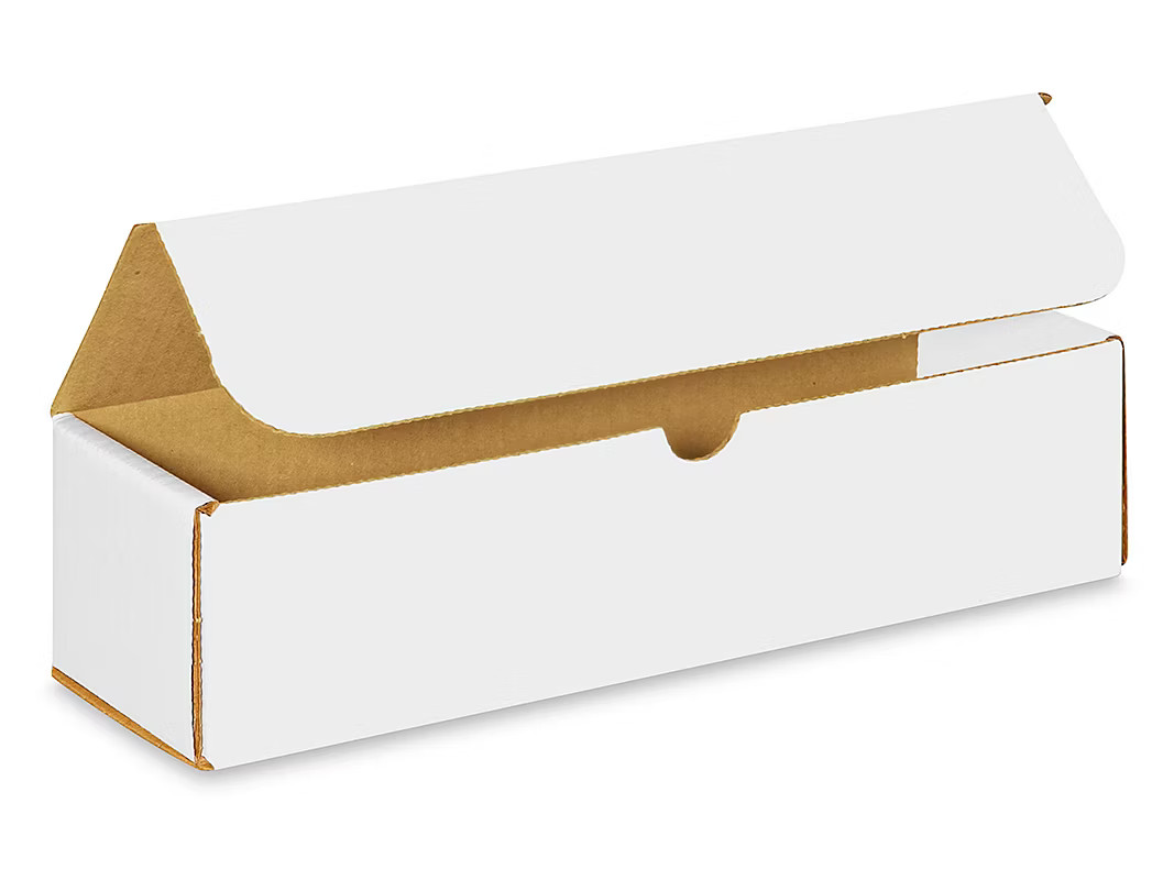 Pack of 100 White Indestructo Mailers 12 X 3 1/2 X 3