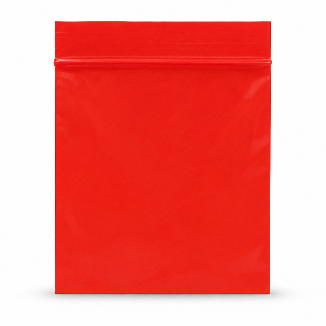 3x3 Reclosable Red Poly Bags 2 Mil Zip Lock Plastic Bags 1000-10000