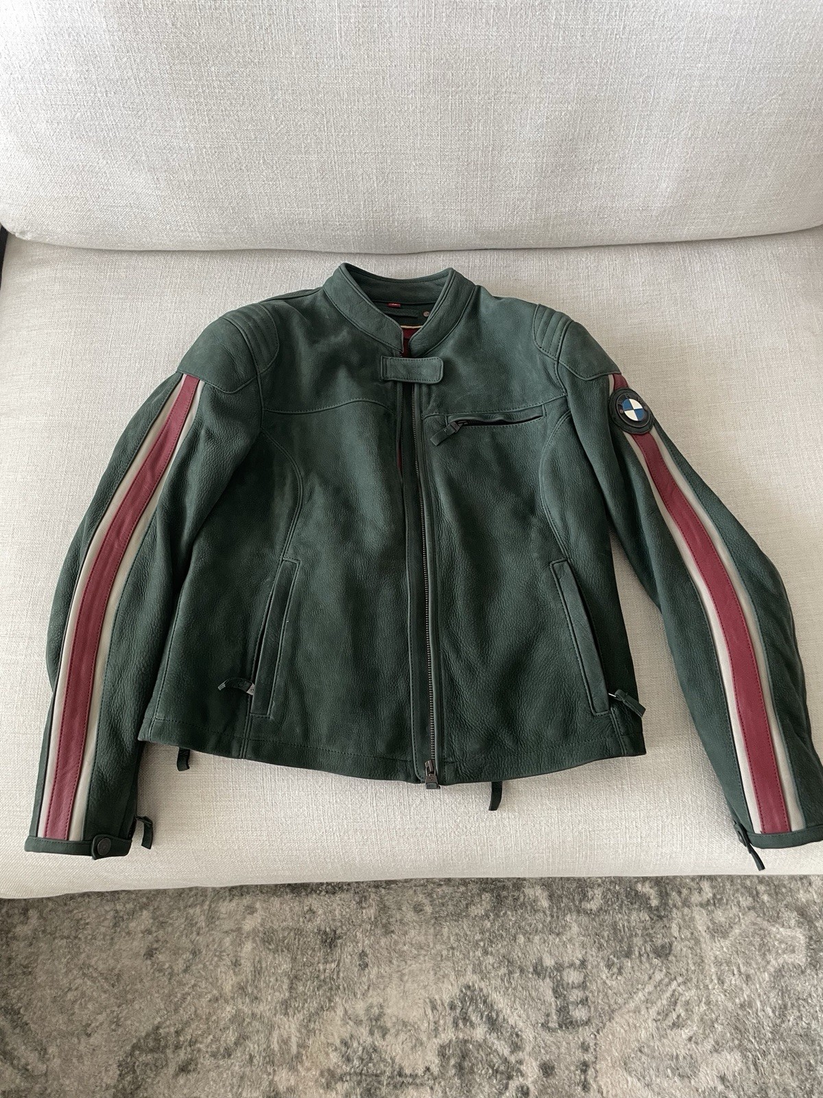 BMW Motorrad Shwabing 100 Year Anniversary Suede Leather Jacket BMW Motorrad Shwabing 100 Year Anniversary Suede Leather Jacket