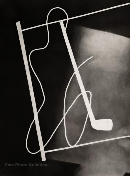 1928/34 Original MAN RAY Rayograph Abstract Wire Pipe Photogram Photo Gravure