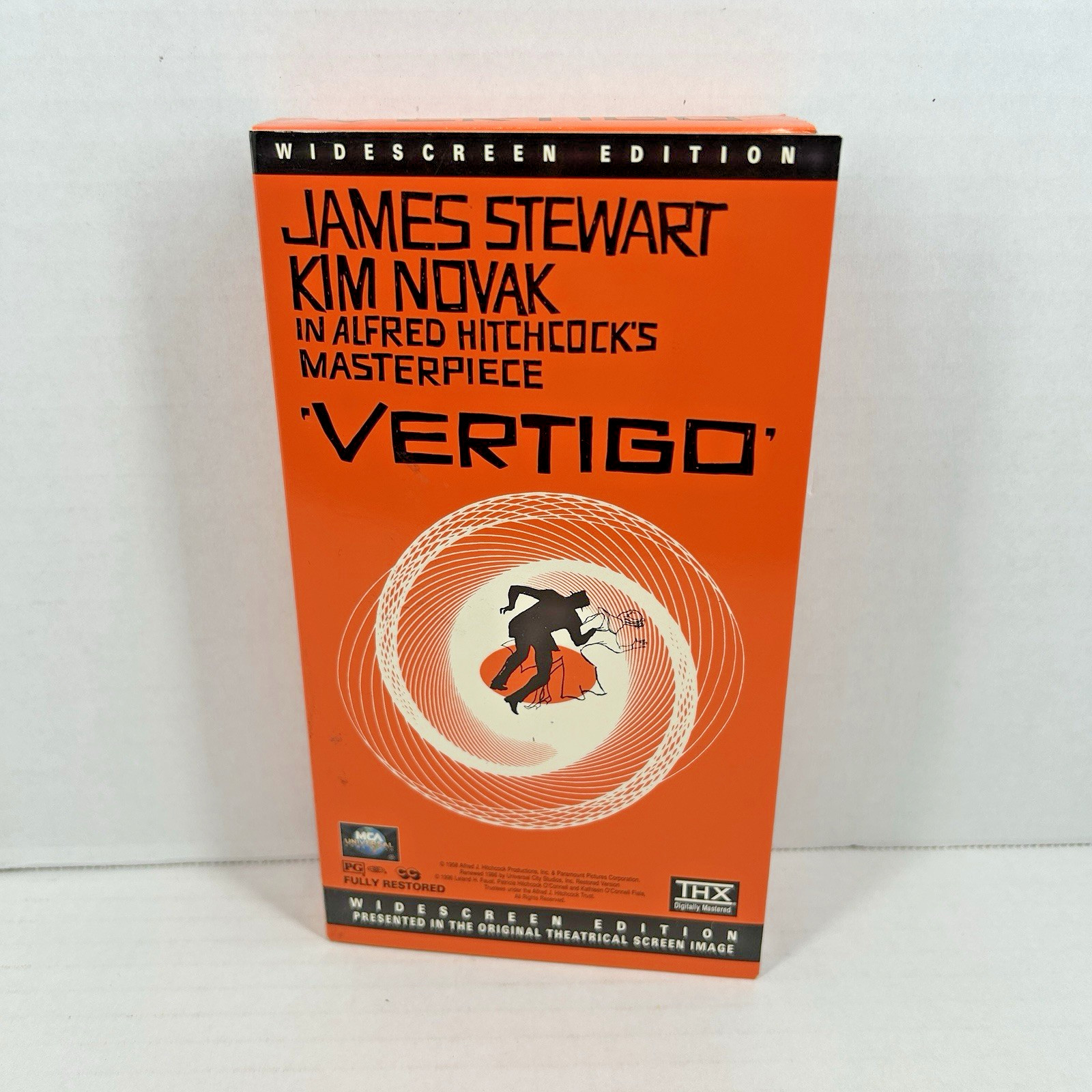 Vertigo VHS 1997 Widescreen THX Alfred Hitchcock James Stewart Kim Novak Tested