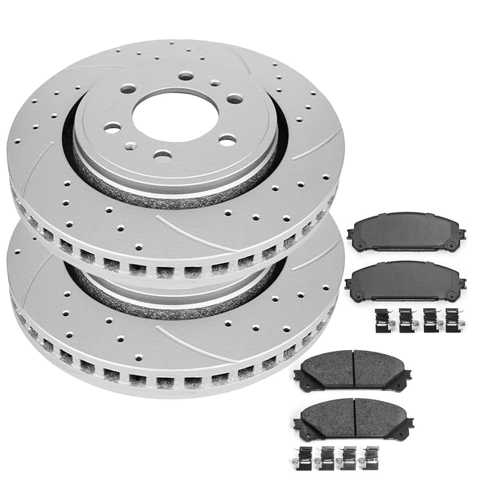 328mm Brake Kit Front Compatible with 2010 2011-2015 Lexus RX450H
