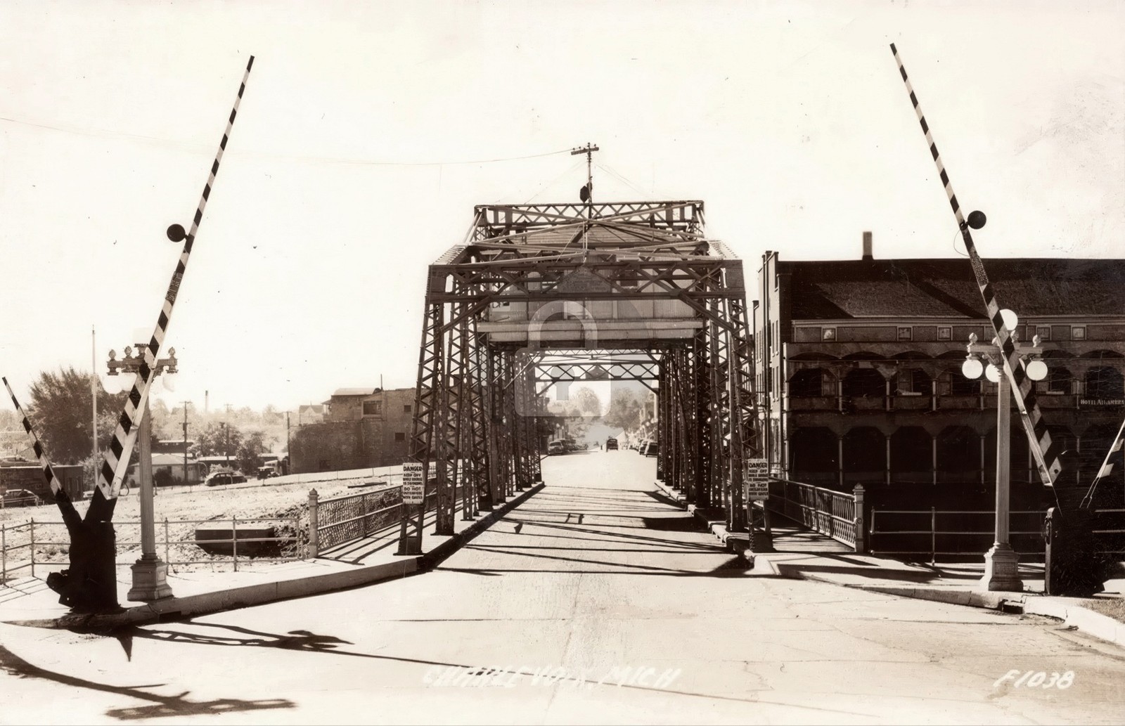 Charlevoix Michigan MI Bridge City Cars c1940s RPPC Photo Postcard COPY Charlevoix Michigan MI Bridge City Cars c1940s RPPC Photo Postcard COPY