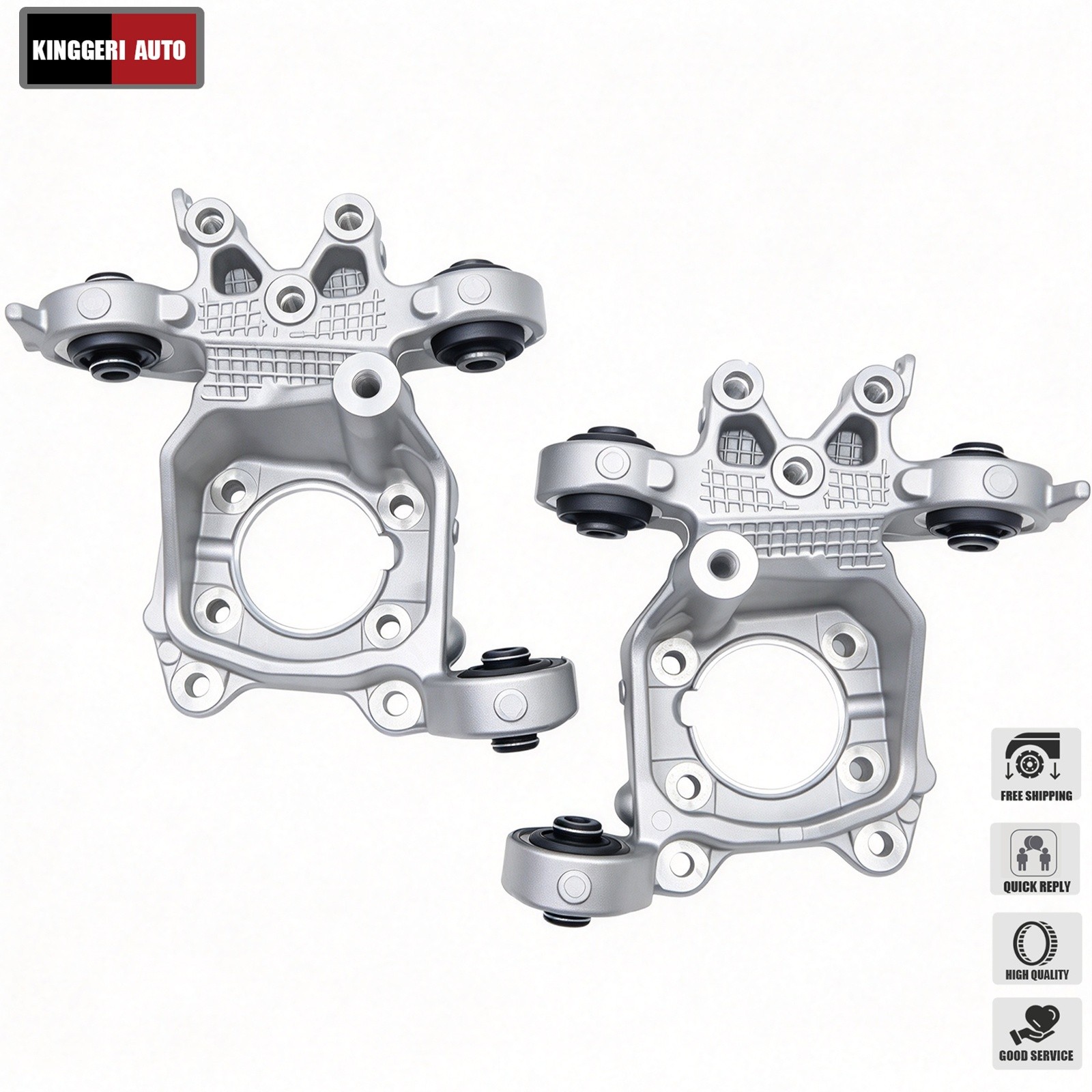 Pair Rear LH & RH Suspension Knuckle 5090073AE 5090072AE For 14-18 Jeep Cherokee