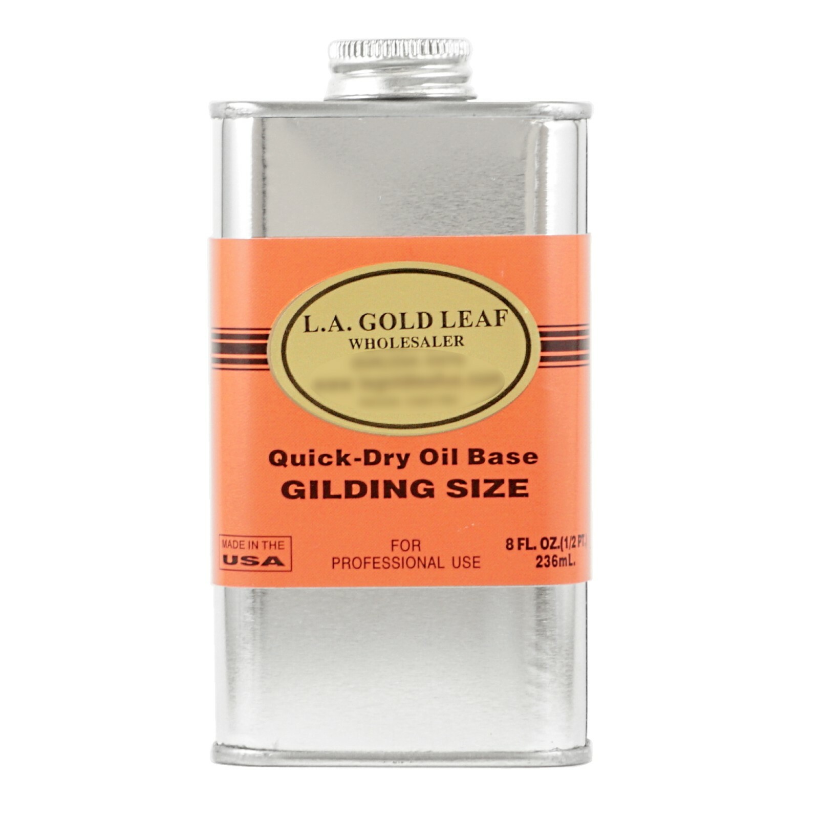L.A. GOLD LEAF - Quick-Dry Gilding Size/ Oil Base -Bulk Sale  