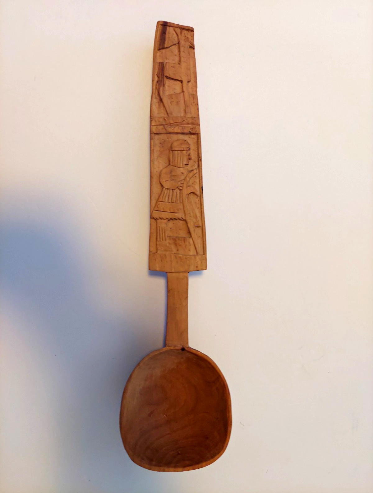 Vintage Peruvian Hand Carved Wood Spoon Inca Folk Art Wall Decor 14.5 Vintage Peruvian Hand Carved Wood Spoon Inca Folk Art Wall Decor 14.5