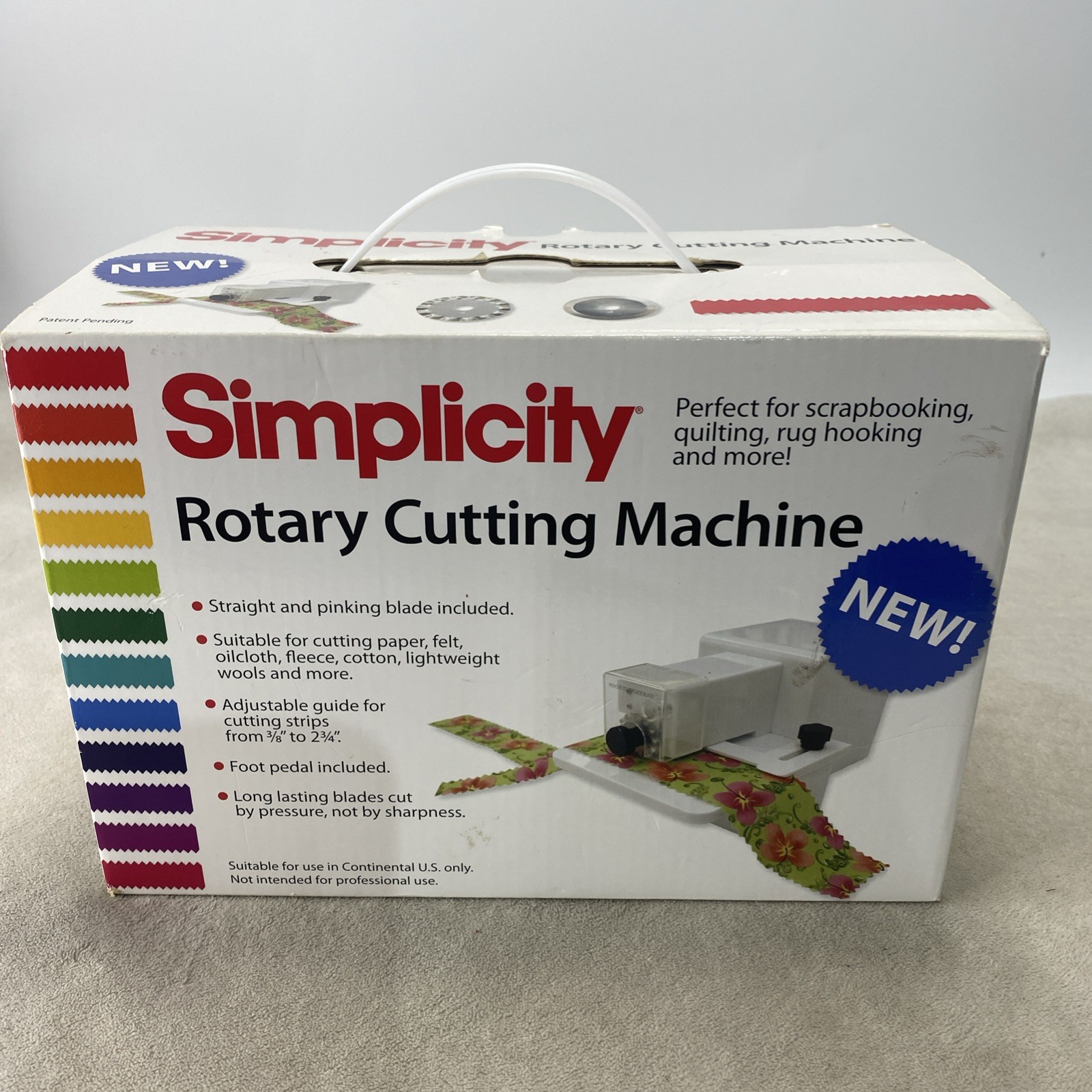 Simplicity Rotary Cutting Machine - Off White (881950) Scrapbook Quilt Rug Craft Simplicity Rotary Cutting Machine - Off White (881950) Scrapbook Quilt Rug Craft