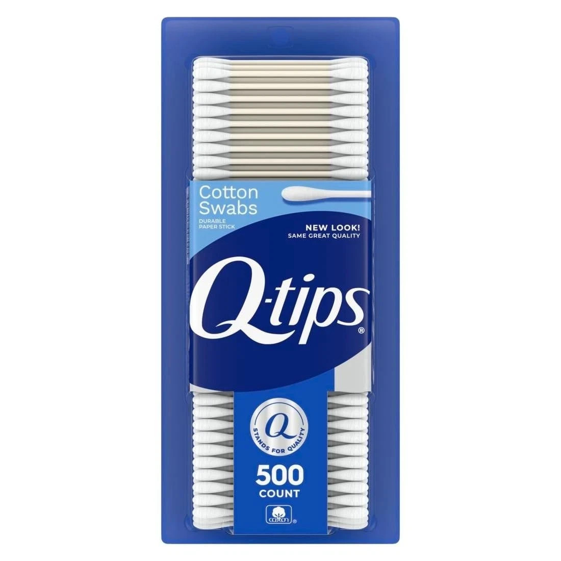 Q-tips Cotton Swabs for Hygiene and Beauty Care Original Cotton Swab 500 Count