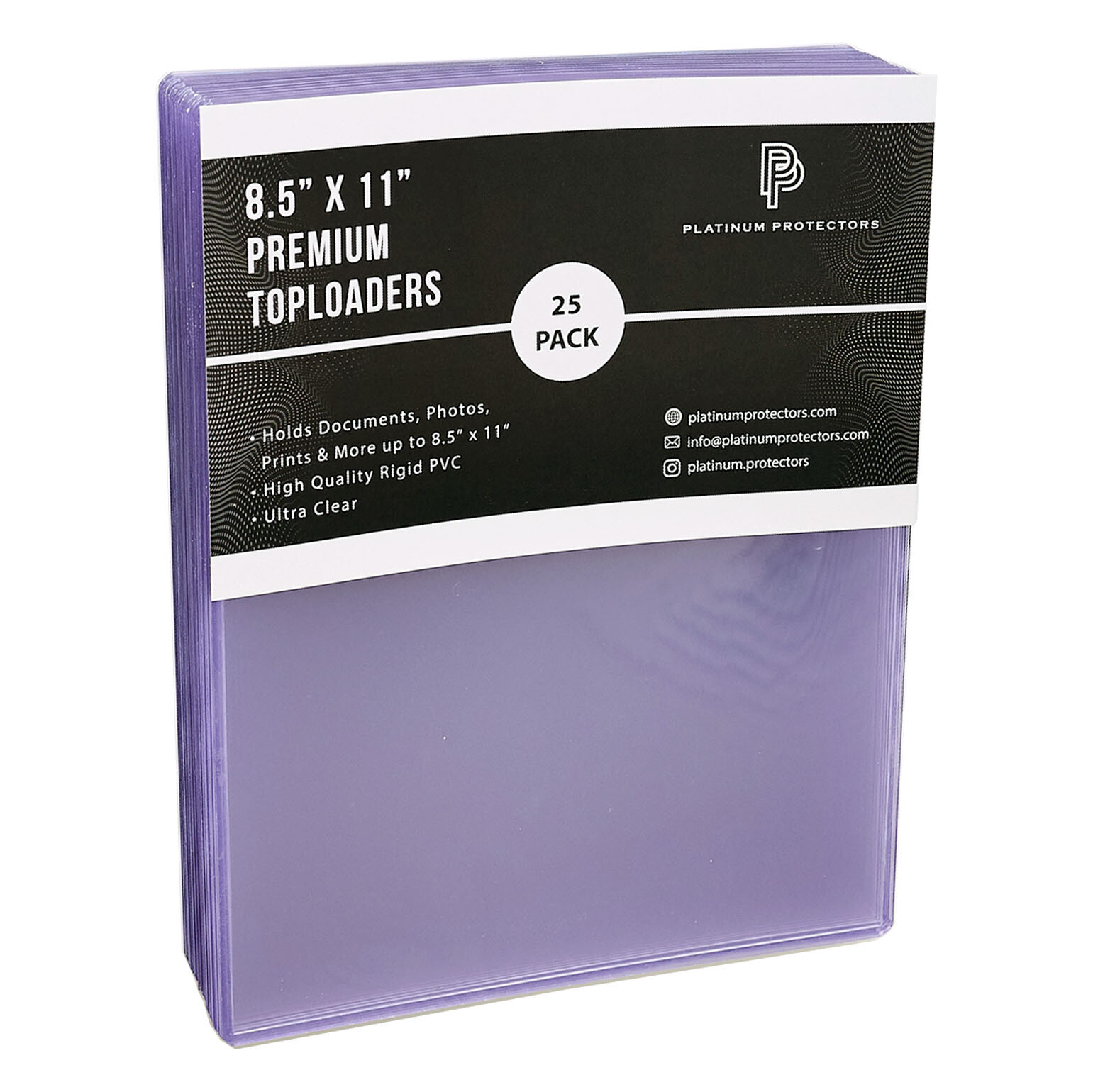 Platinum Protectors 8.5x11 Toploaders Premium Photo Plastic Rigid Holders Platinum Protectors 8.5x11 Toploaders Premium Photo Plastic Rigid Holders