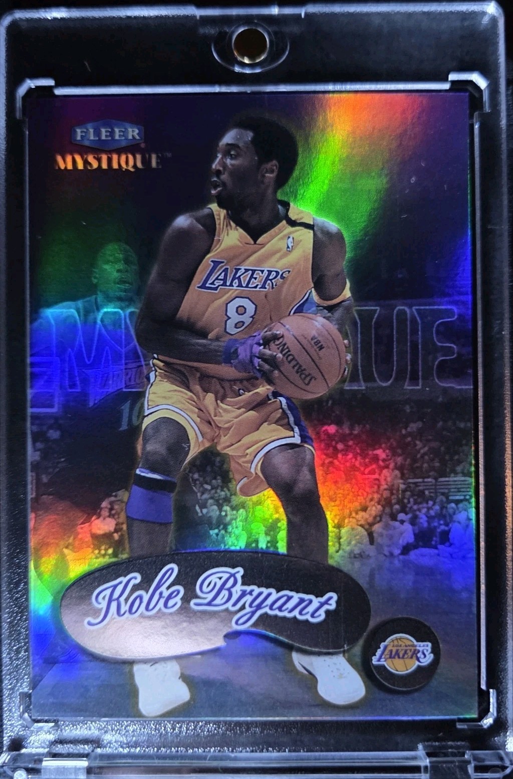 1999/00 Fleer Mystique KOBE BRYANT SILVER HOLO REFRACTOR Foil Rare LAKERS MINT 1999/00 Fleer Mystique KOBE BRYANT SILVER HOLO REFRACTOR Foil Rare LAKERS MINT
