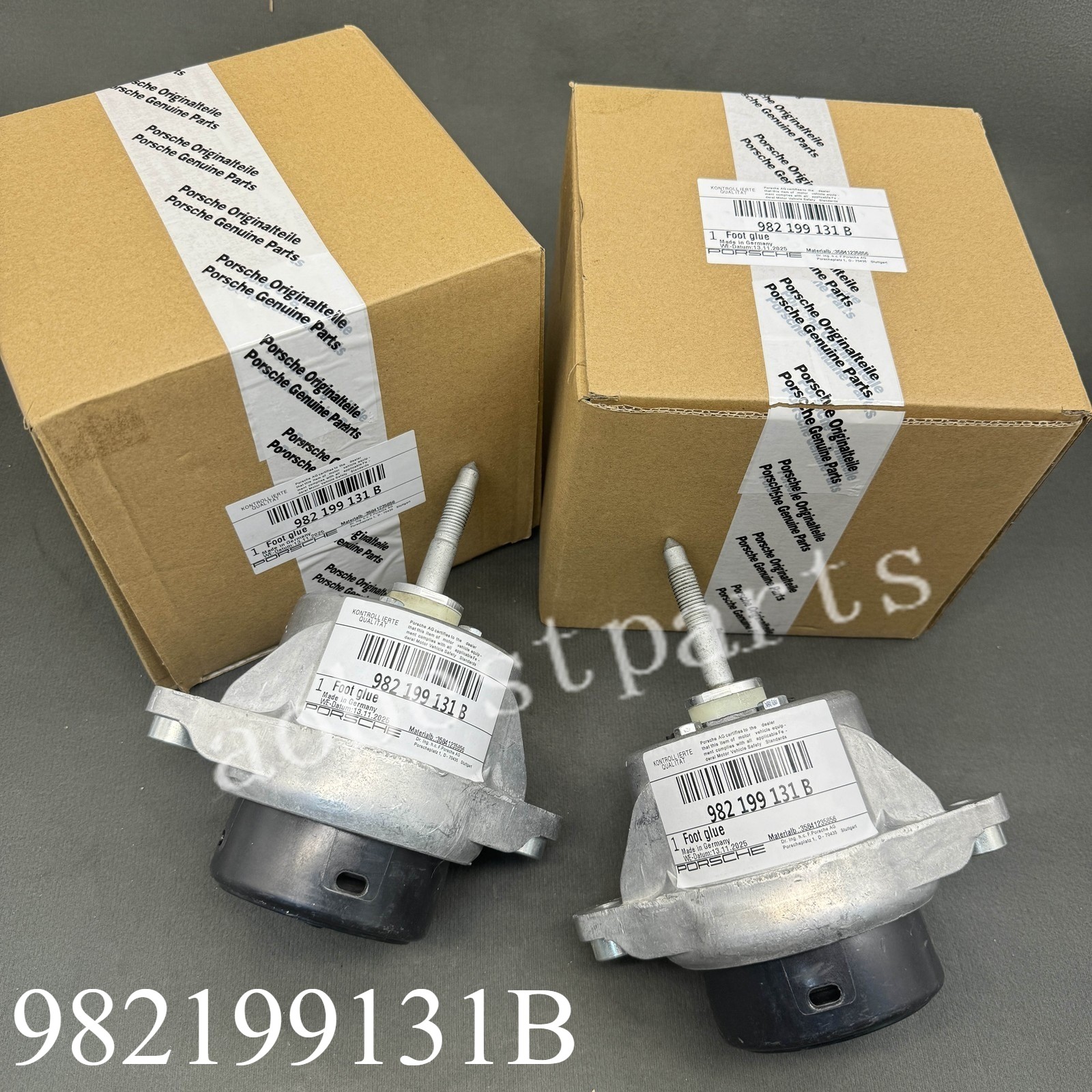 2PCS Engine Mounts For Porsche 718 982 Cayman Boxster 2017-24 2.0 OE# 982199131B 2PCS Engine Mounts For Porsche 718 982 Cayman Boxster 2017-24 2.0 OE# 982199131B