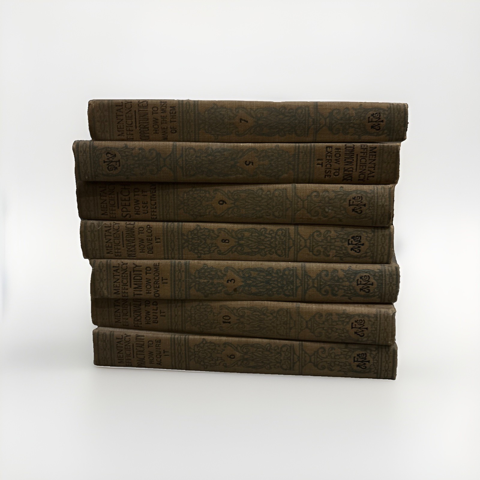 Mental Efficiency Series 1915 7 Volumes Funk & Wagnalls Hardcover Self Help Mental Efficiency Series 1915 7 Volumes Funk & Wagnalls Hardcover Self Help