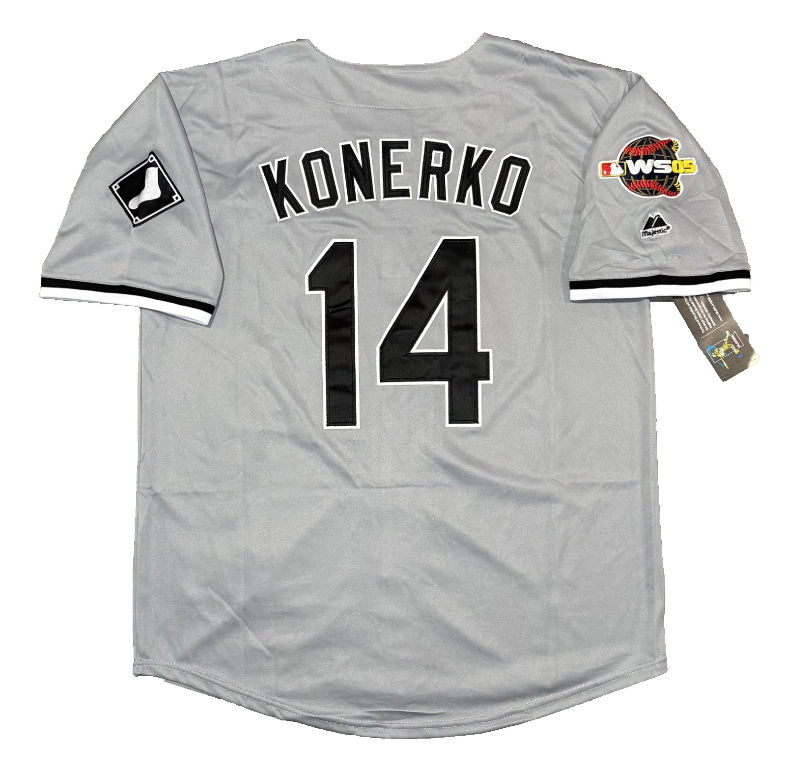 Paul Konerko Chicago White Sox 2005 World Series Grey Road Men\'s Jersey
