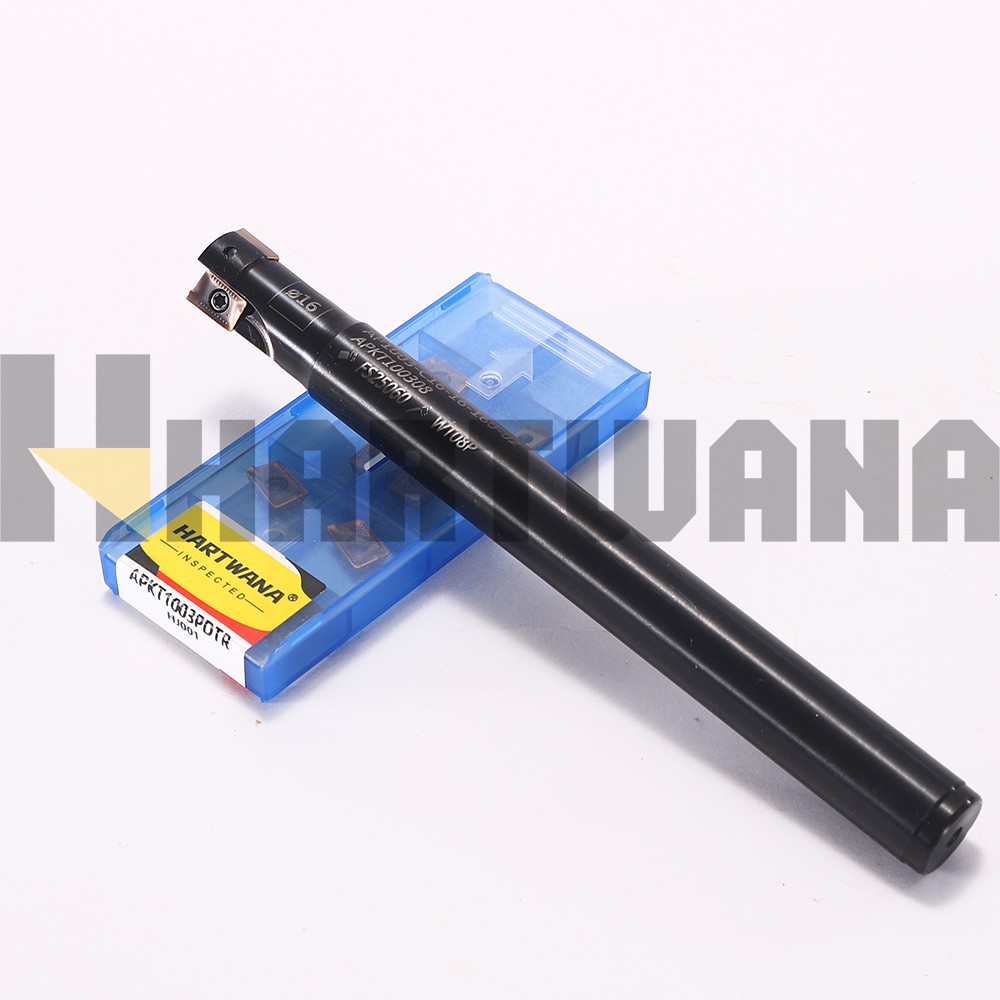 Indexable End Mill Holder Square Shoulder 90 Degree Carbide Milling Inserts APKT