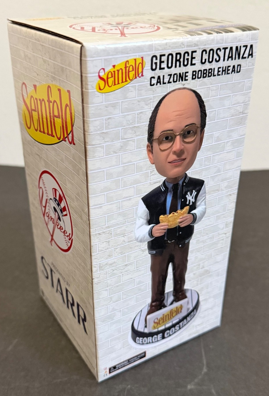George Costanza Calzone Seinfeld New York Yankees Bobblehead 8/27 2026 SGA NIB