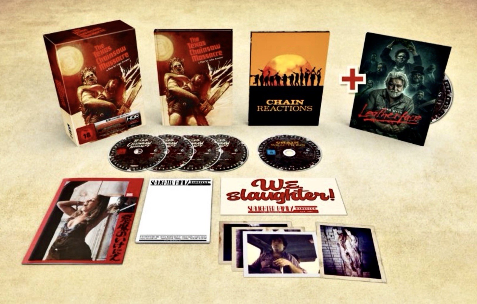 THE TEXAS CHAINSAW MASSACRE (1974) TURBINE 6-DISC 4K UHD BLURAY LEGENDARY BUNDLE THE TEXAS CHAINSAW MASSACRE (1974) TURBINE 6-DISC 4K UHD BLURAY LEGENDARY BUNDLE