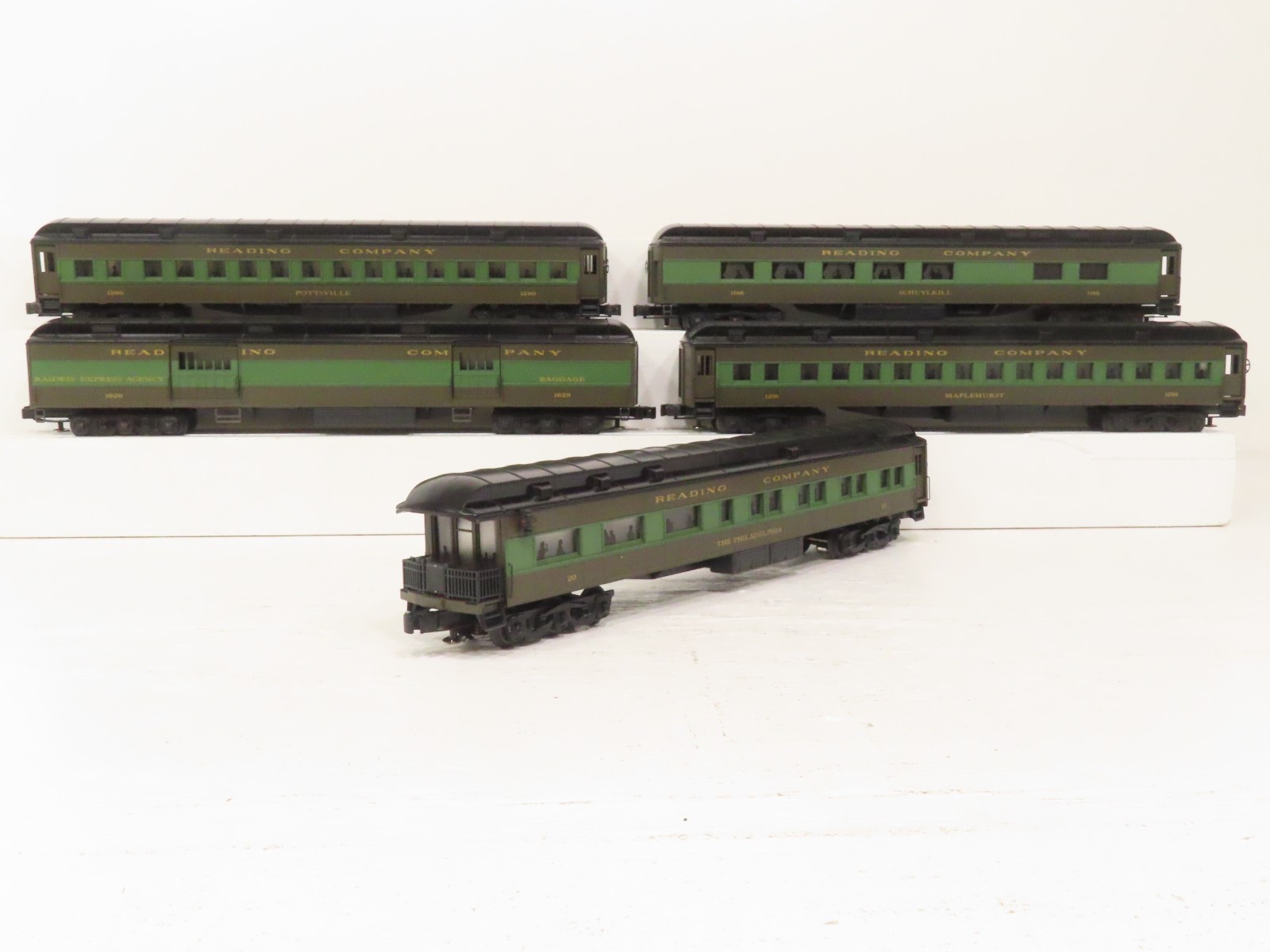 K-Line K-1290 Reading Heavyweight Passenger Set 5 Pieces NIB