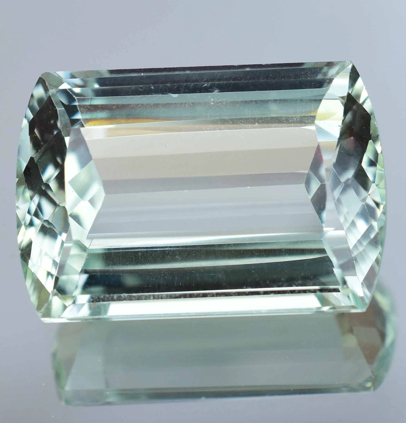 Natural Montana Green Sapphire 48.90 CT Long Cushion Certified Stunning Gemstone
