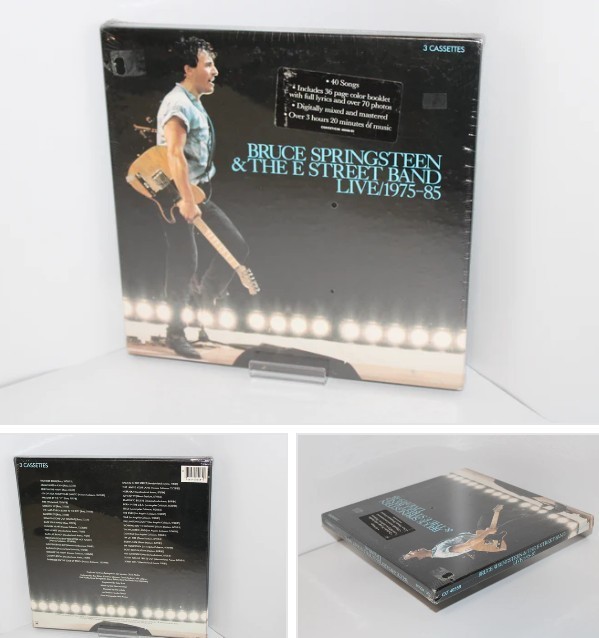 BRUCE SPRINGSTEEN  Live 1975-1985  OG Cassette Box Set SEALED w/Hype Sticker