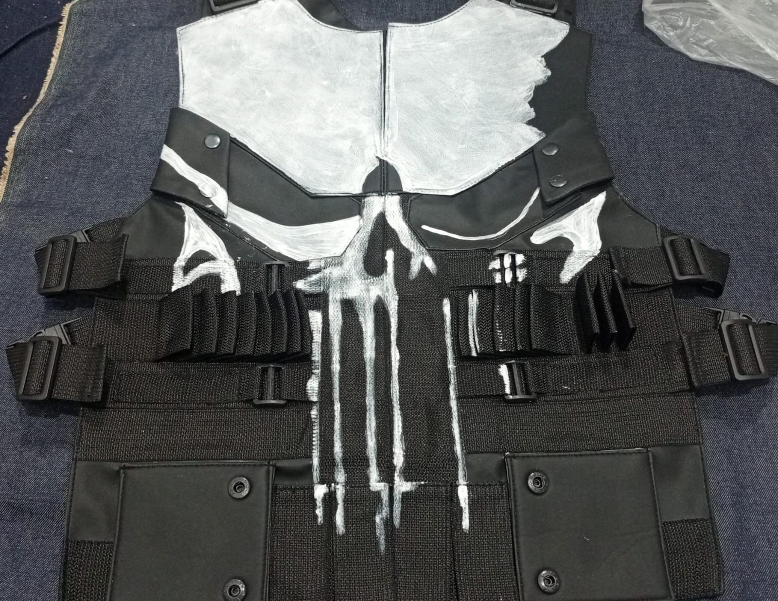 Men\'s The Punisher Season 3 Jon Bernthal Vest Jacket Real & Faux Leather
