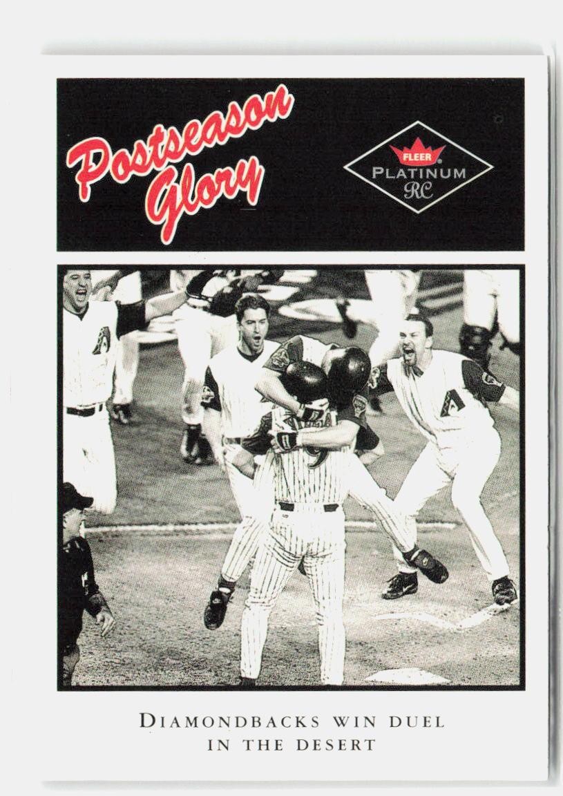 2001 Fleer Platinum #500 Arizona Diamondbacks 2001 Fleer Platinum #500 Arizona Diamondbacks