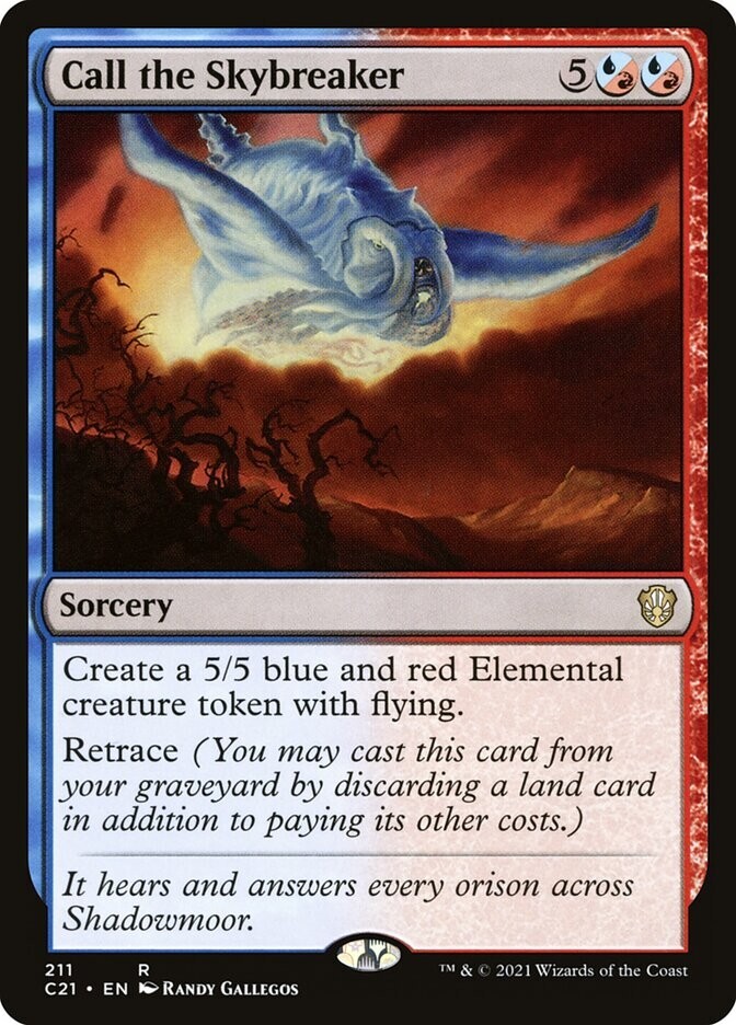 Call the Skybreaker 211 Non Foil Rare Commander 2021 MTG Near Mint