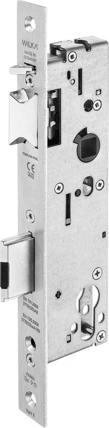 Wilka Escape door lock 7667 self-locking, 1-leaf, function E, DM 30 mm