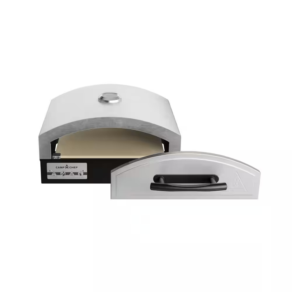 14 In. X 16 In. Italia Artisan Pizza Oven with Door for Single Burner Stove