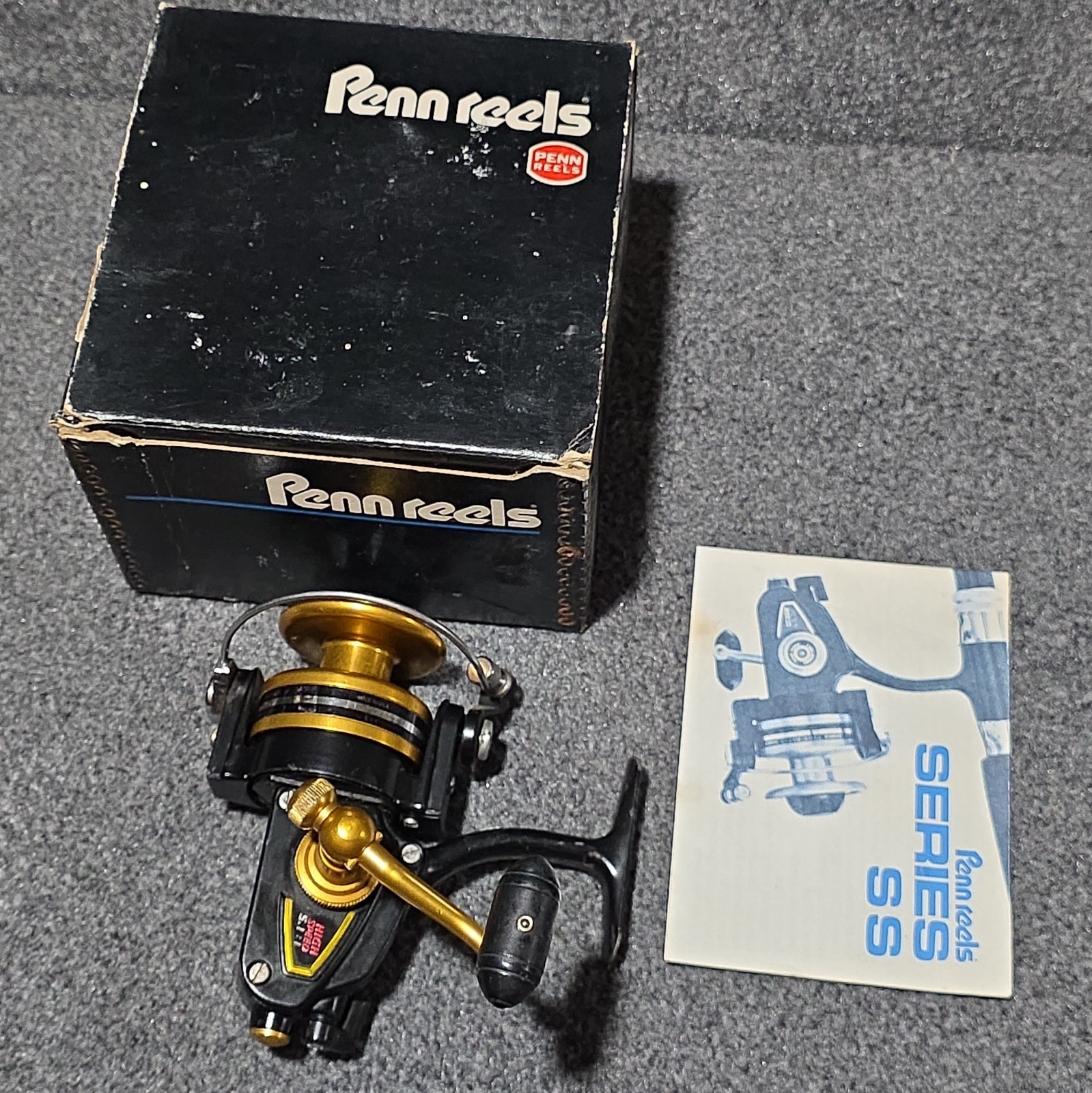 PENN USA 450SS Spinning Reel + Box + Paper 450 SS Series 