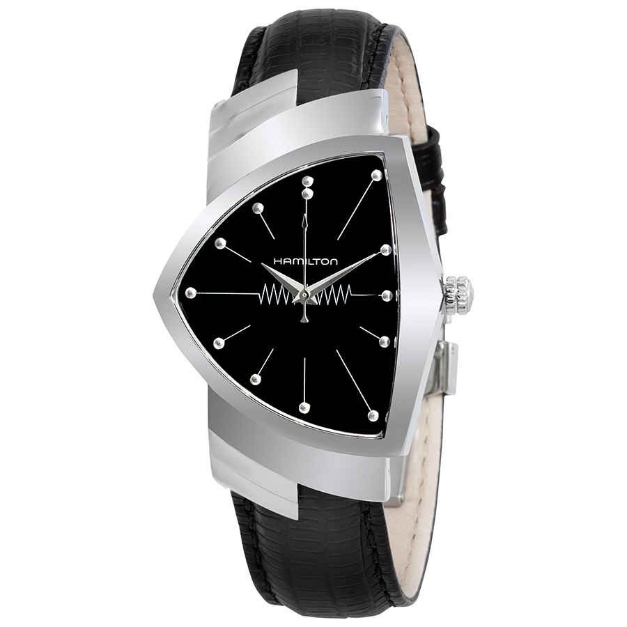 Hamilton Ventura Black Dial Shield Shaped Men\'s Watch H24411732