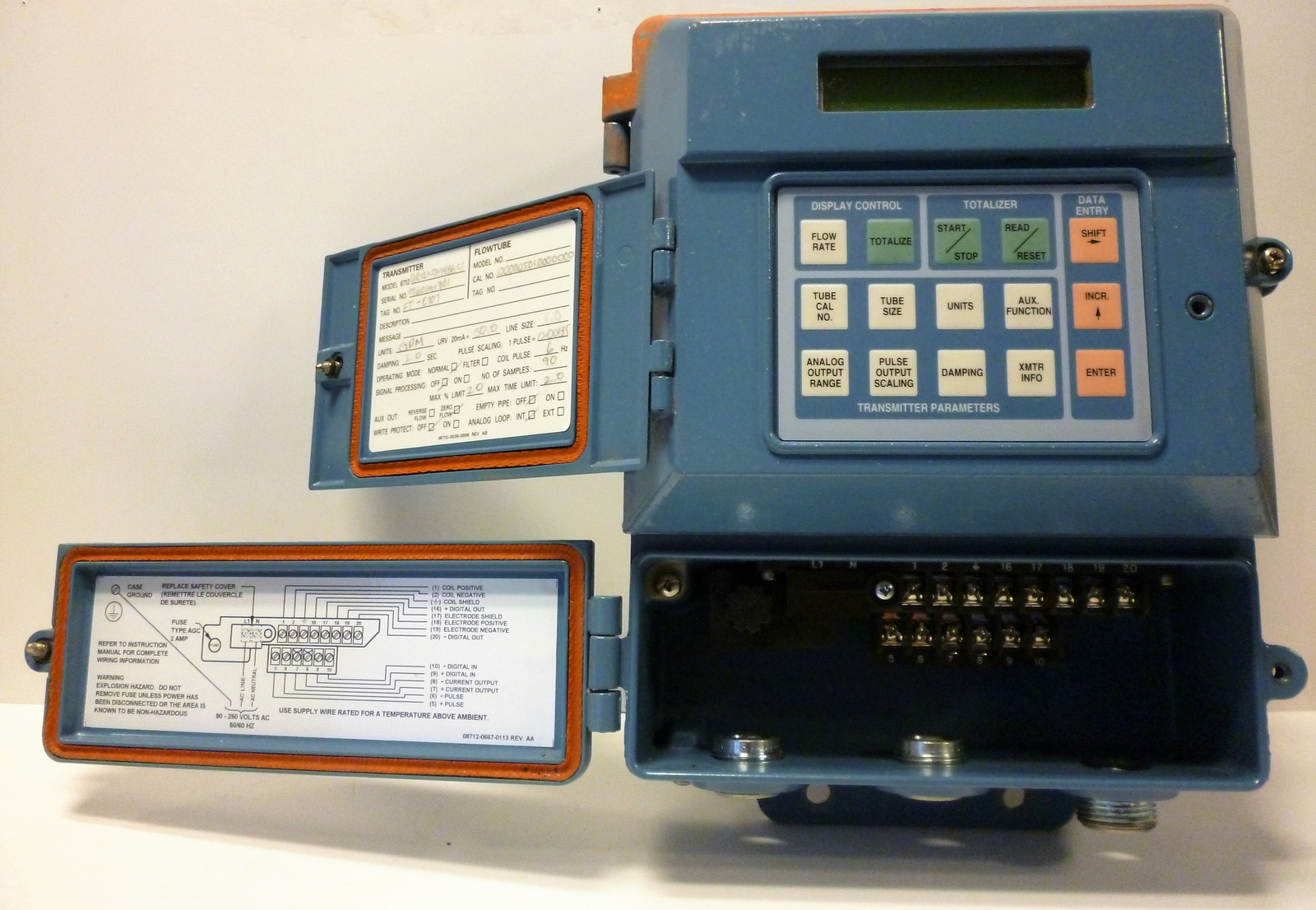 Rosemount 8712-DR12N0M4B6C1 Remote Flow Meter Transmitter