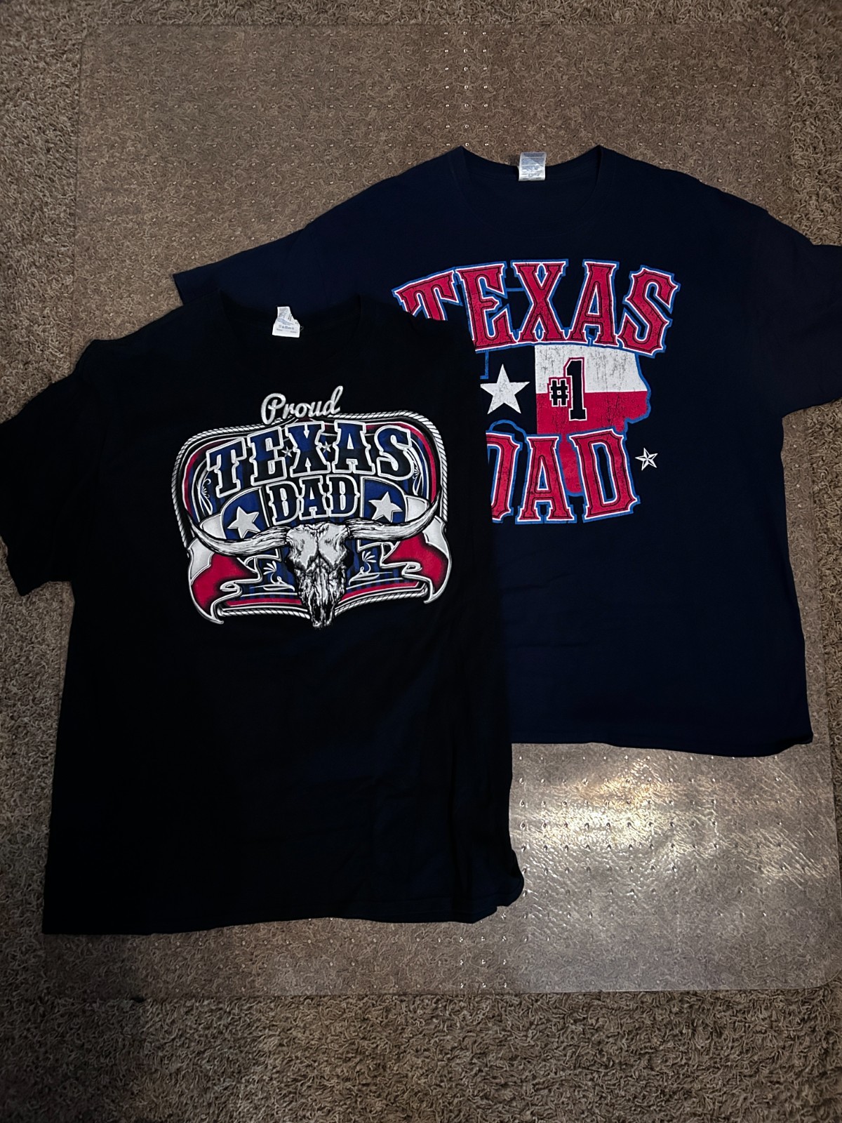 Lot Of 2 Texas Dad Graphic Y2K Vintage T Shirts Lot Of 2 Texas Dad Graphic Y2K Vintage T Shirts