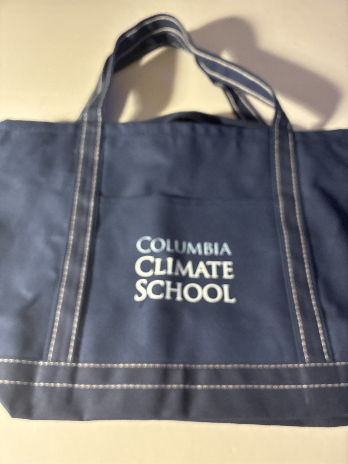 ✅NEW Columbia University Climate School  Large Heavy Duty Tote Books Bag