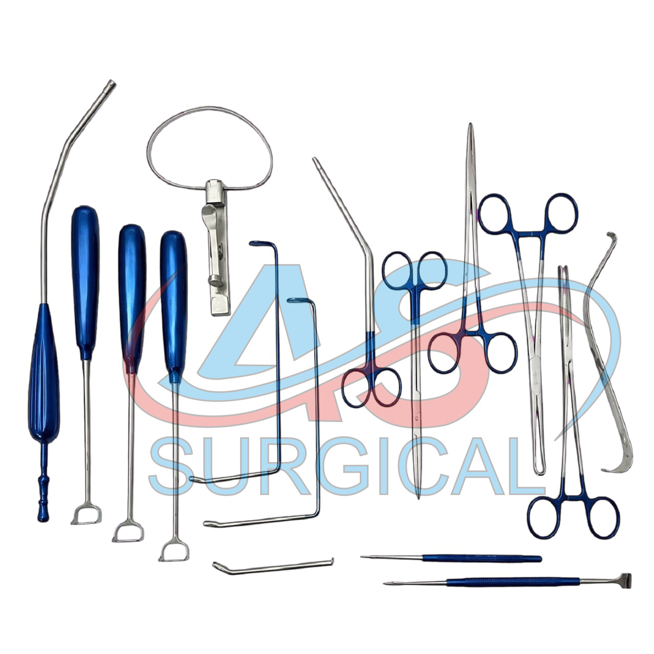 New Tonsillectomy Adenoidectomy Ent Surgical Instruments Set with Steel Box