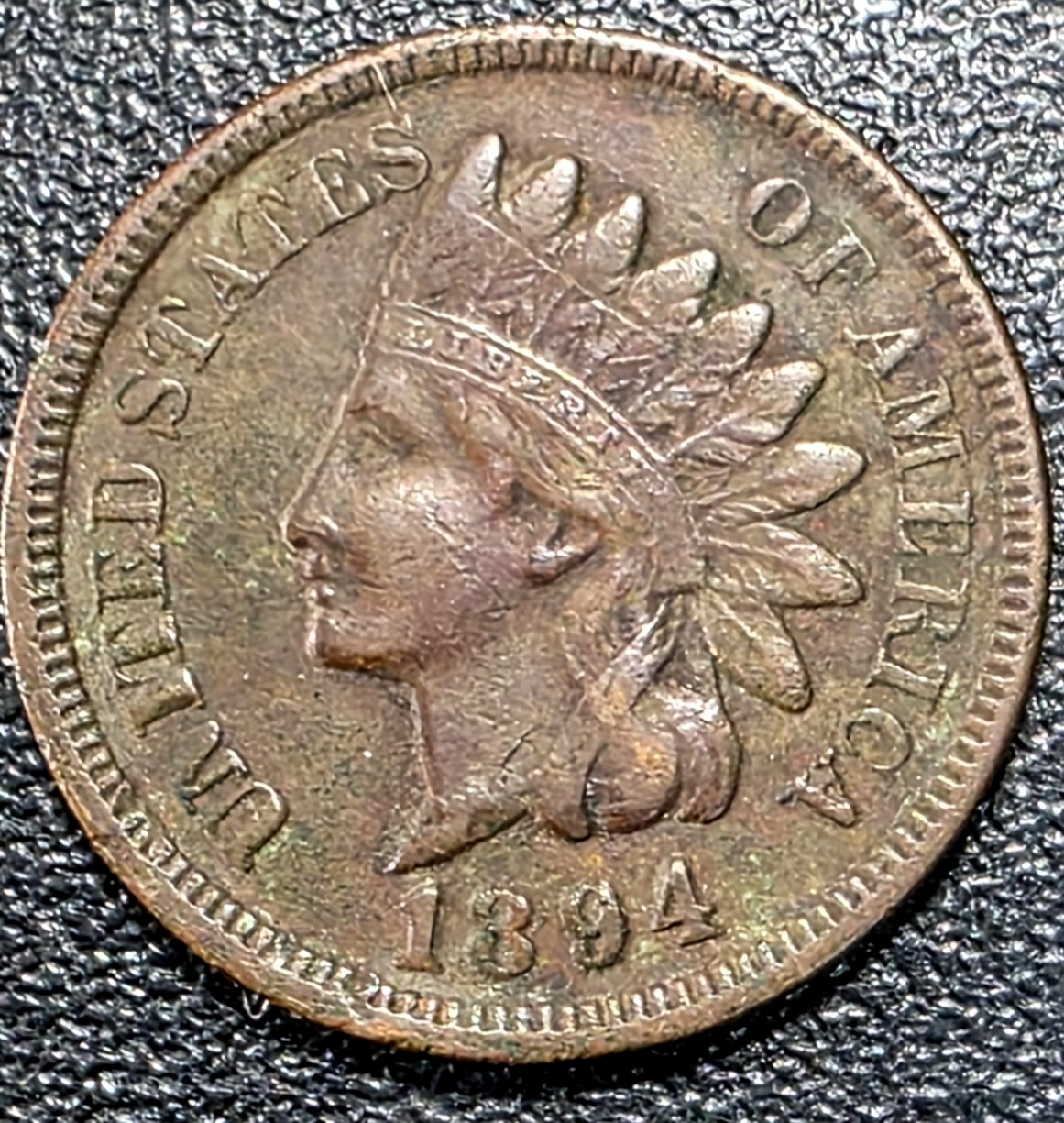 1894 INDIAN HEAD CENT - FULL LIBERTY XF/AU #BKD2