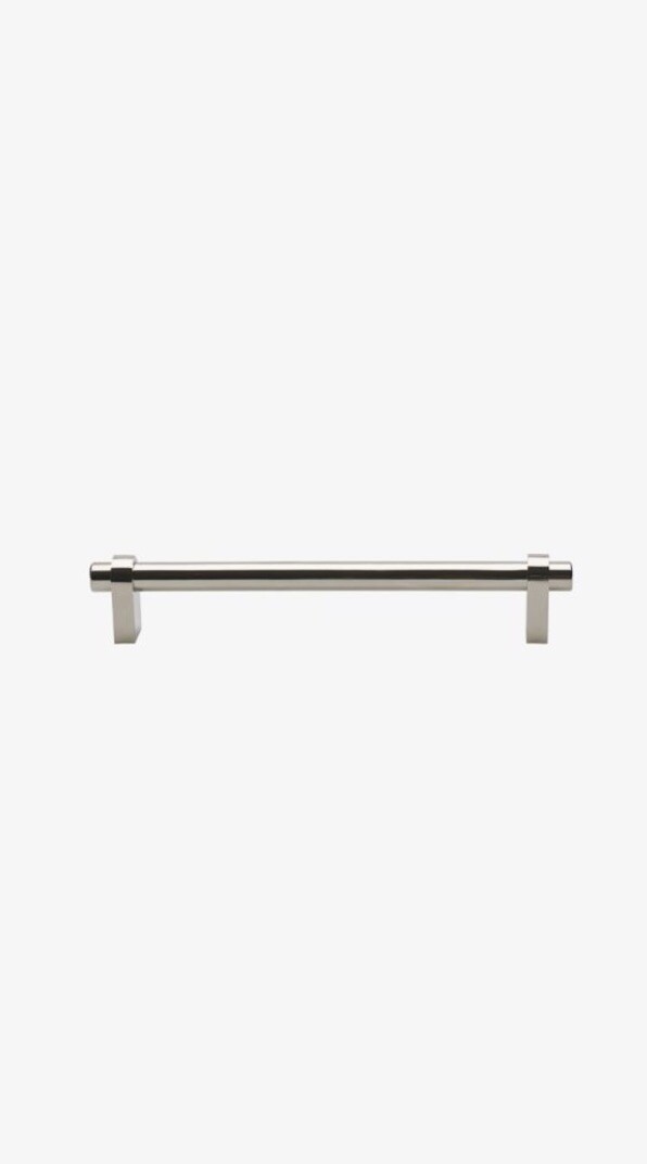 New Waterworks Pinnacle 6 Inch Drawer Cabinet Pull, Polished Nickel, MSRP $200