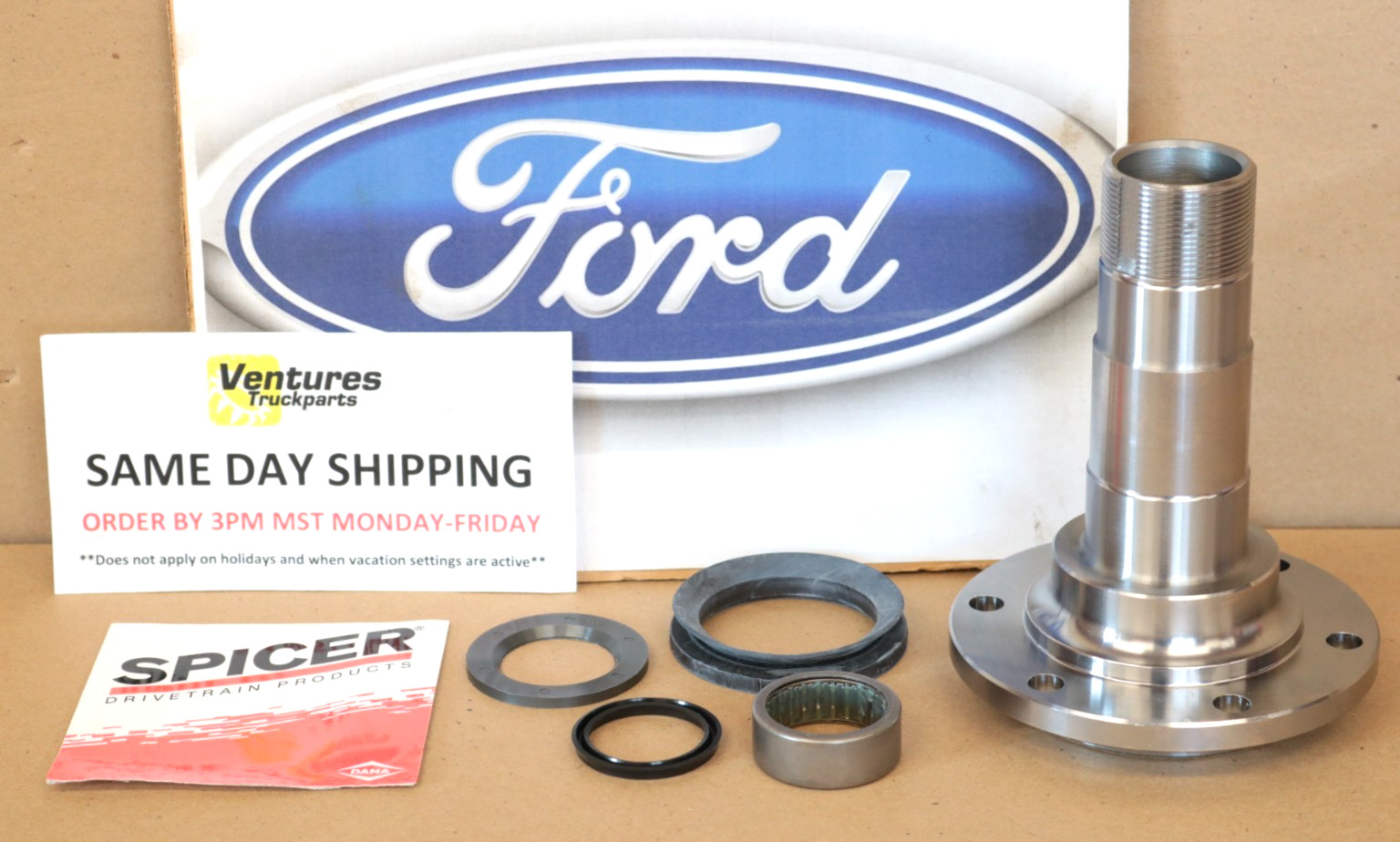 1980-1986 1989-1992 Ford F150 / Bronco 6 Hole Spindle Dana 44 IFS Front Axle 4X4