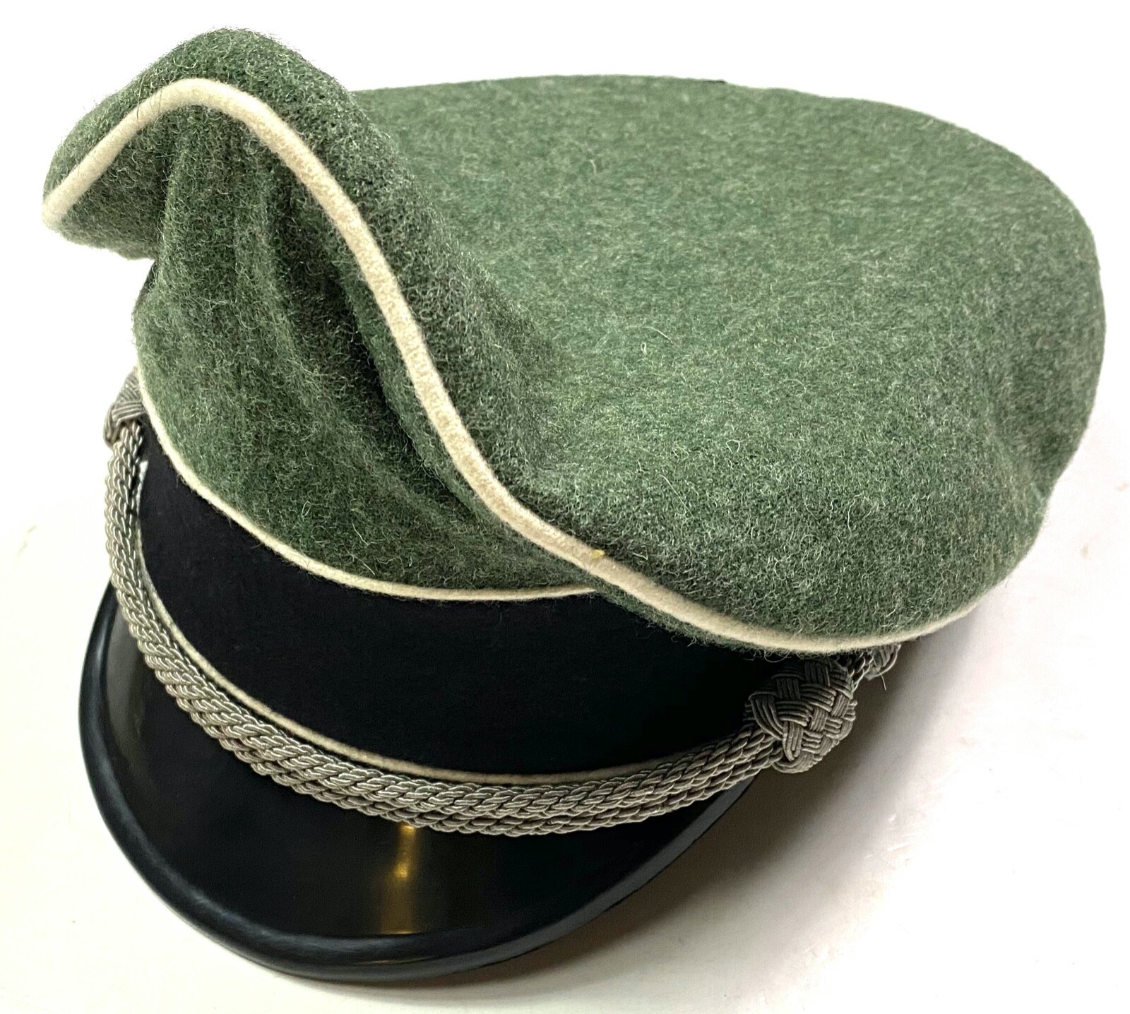 WWII GERMAN WAFFEN OFFICER M1938 PEAK WWII GERMAN WAFFEN OFFICER M1938 PEAK